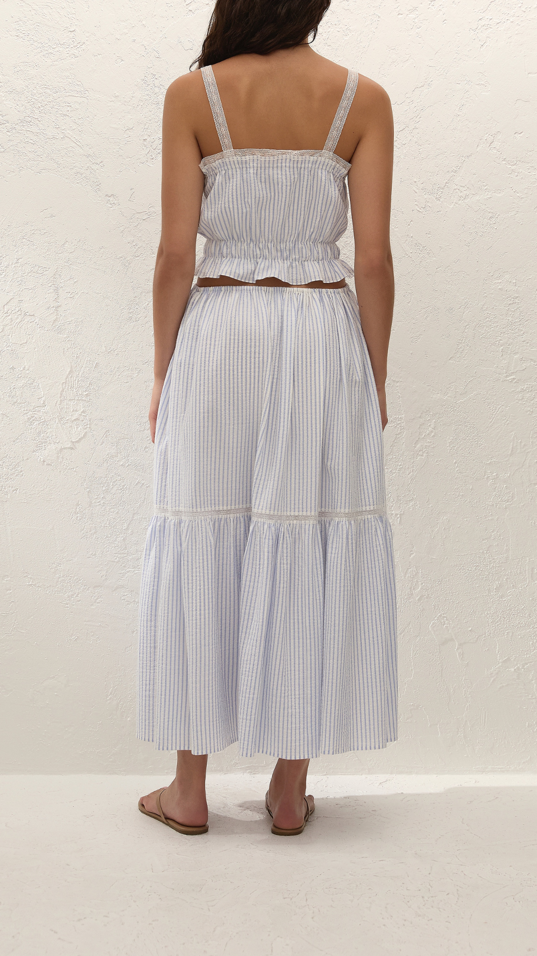 Faithfull Venta Skirt in Carmen Stripe