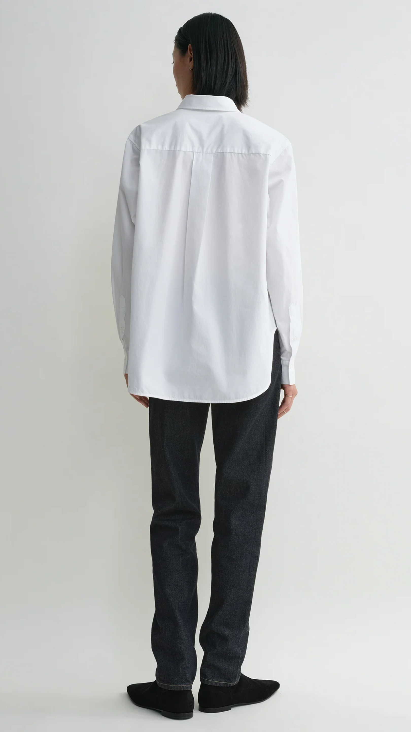 Toteme Signature Cotton Shirt in White