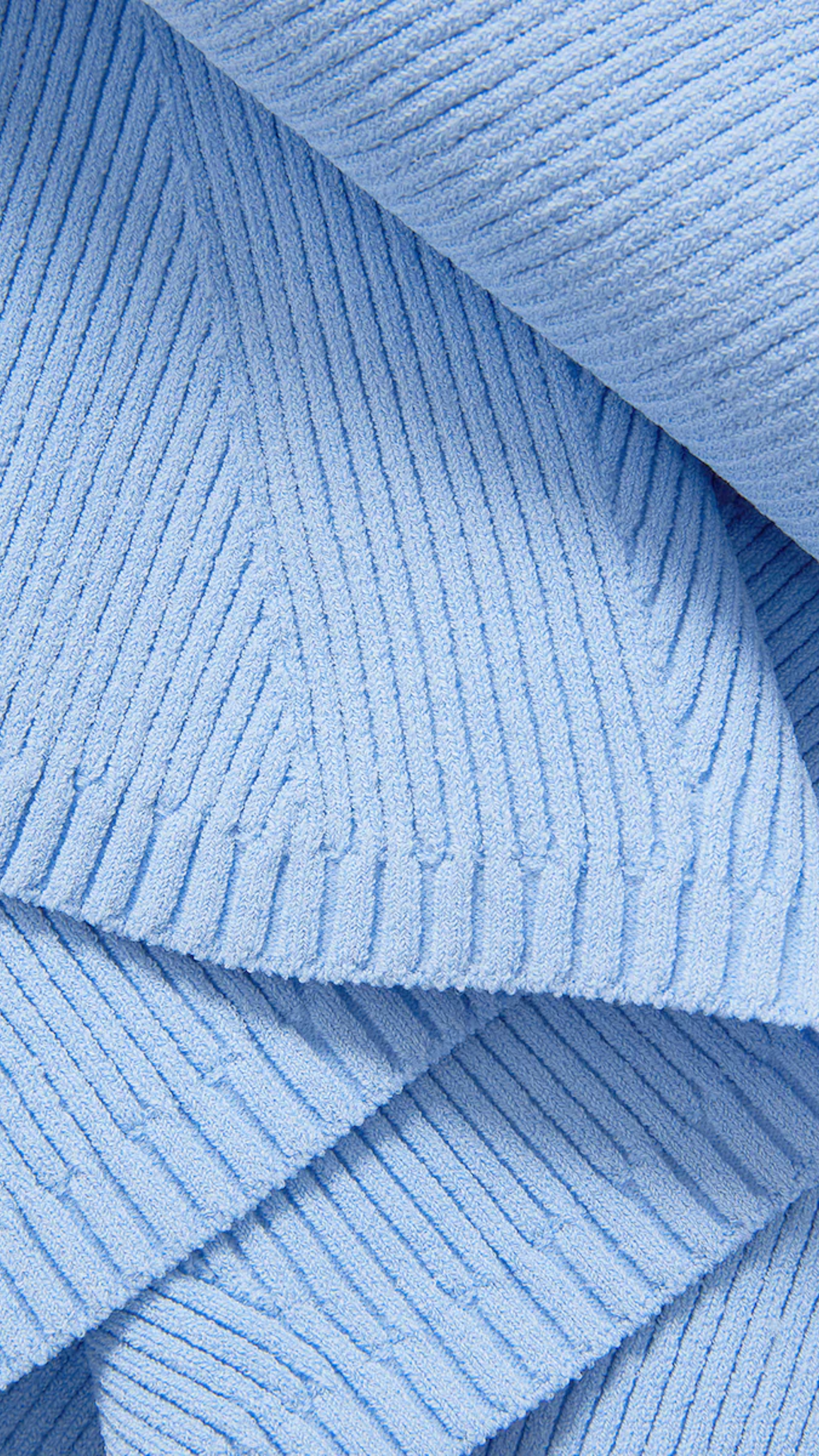 Veronica Beard Sid Crewneck Knit Tank Top in Blue Sky