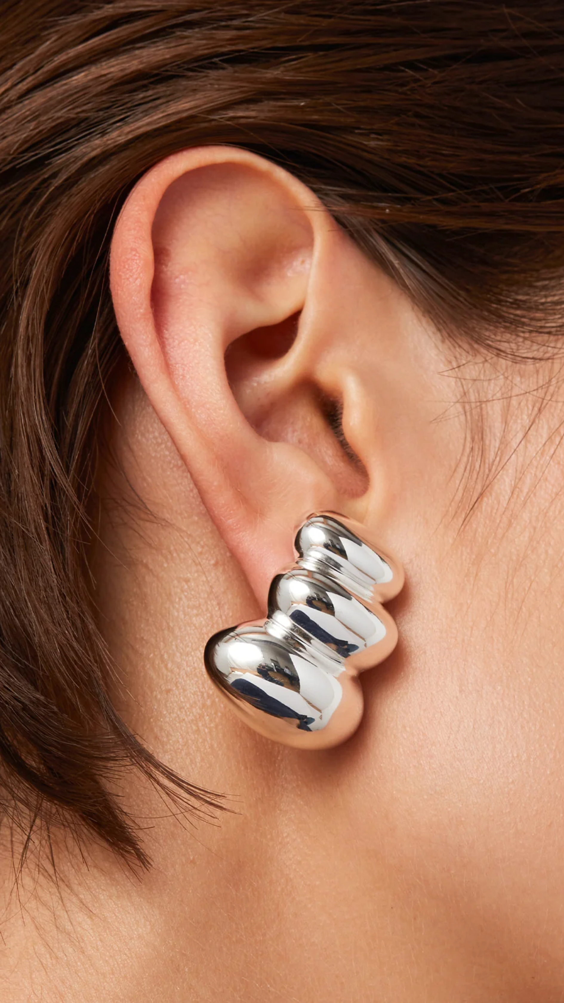 Jenny Bird Non-stop Earrings in Silver