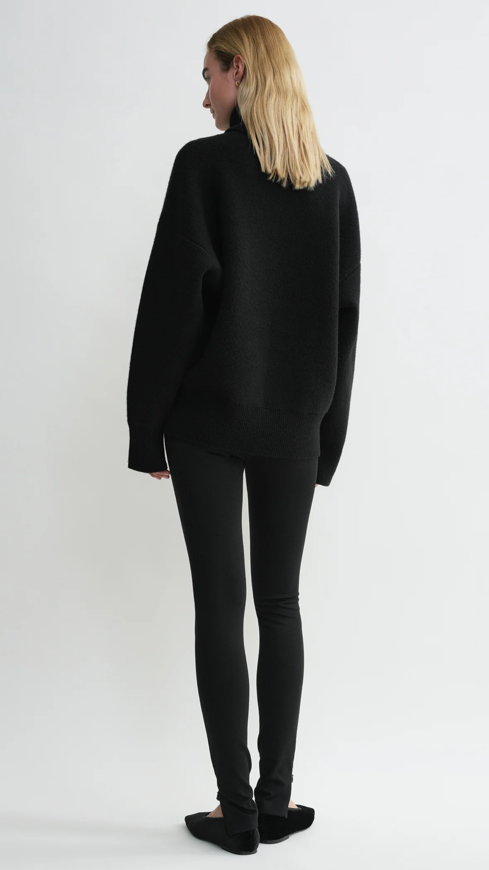 Toteme Zip Leggings in Black