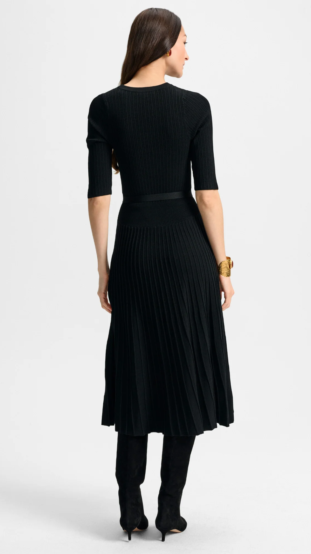 Toteme Turtleneck Dress in Black