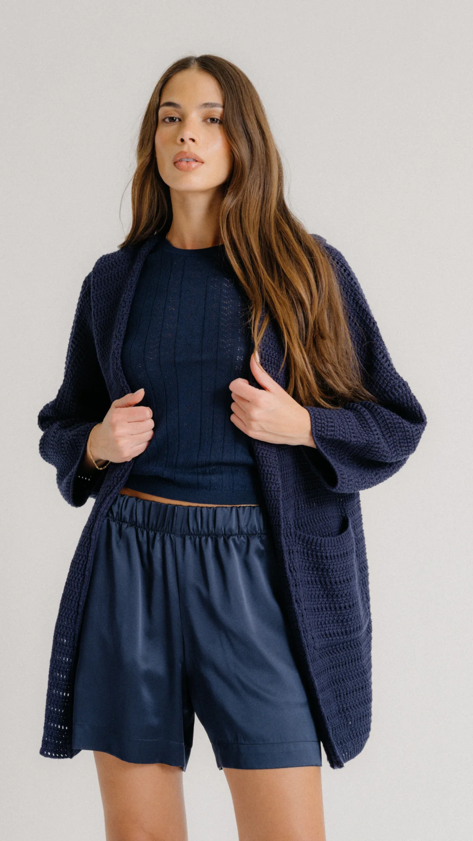 Sablyn Brynn Short in Midnight Navy