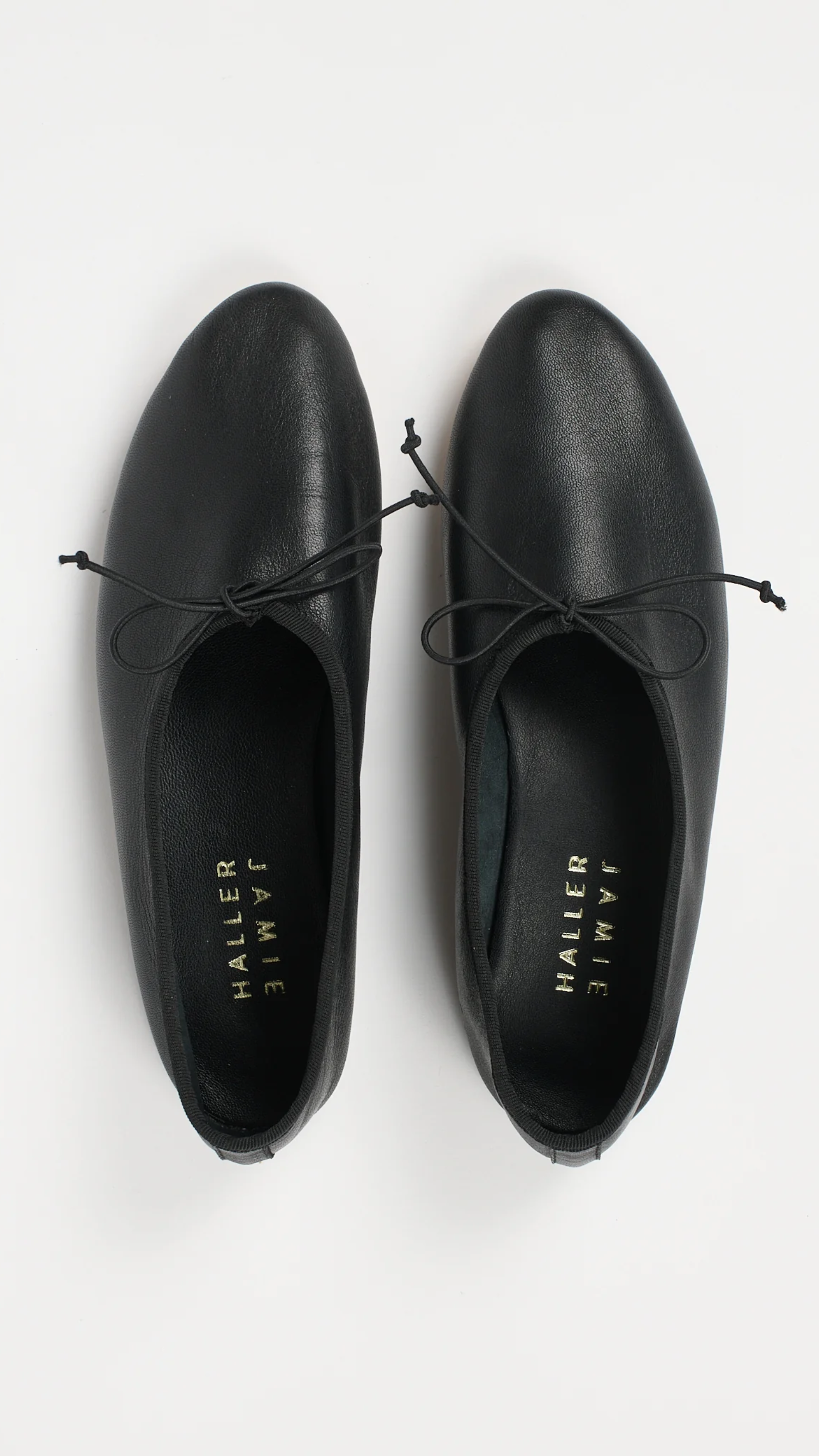 Jamie Haller The High Vamp Ballet Flat in Black