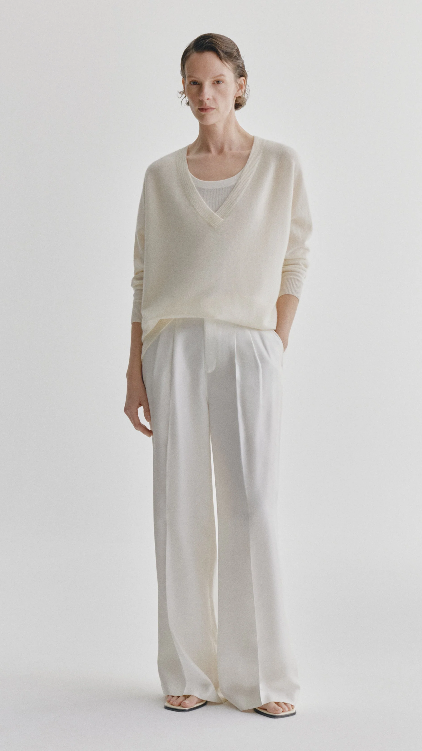 Lisa Yang Kenny V Neck Sweater