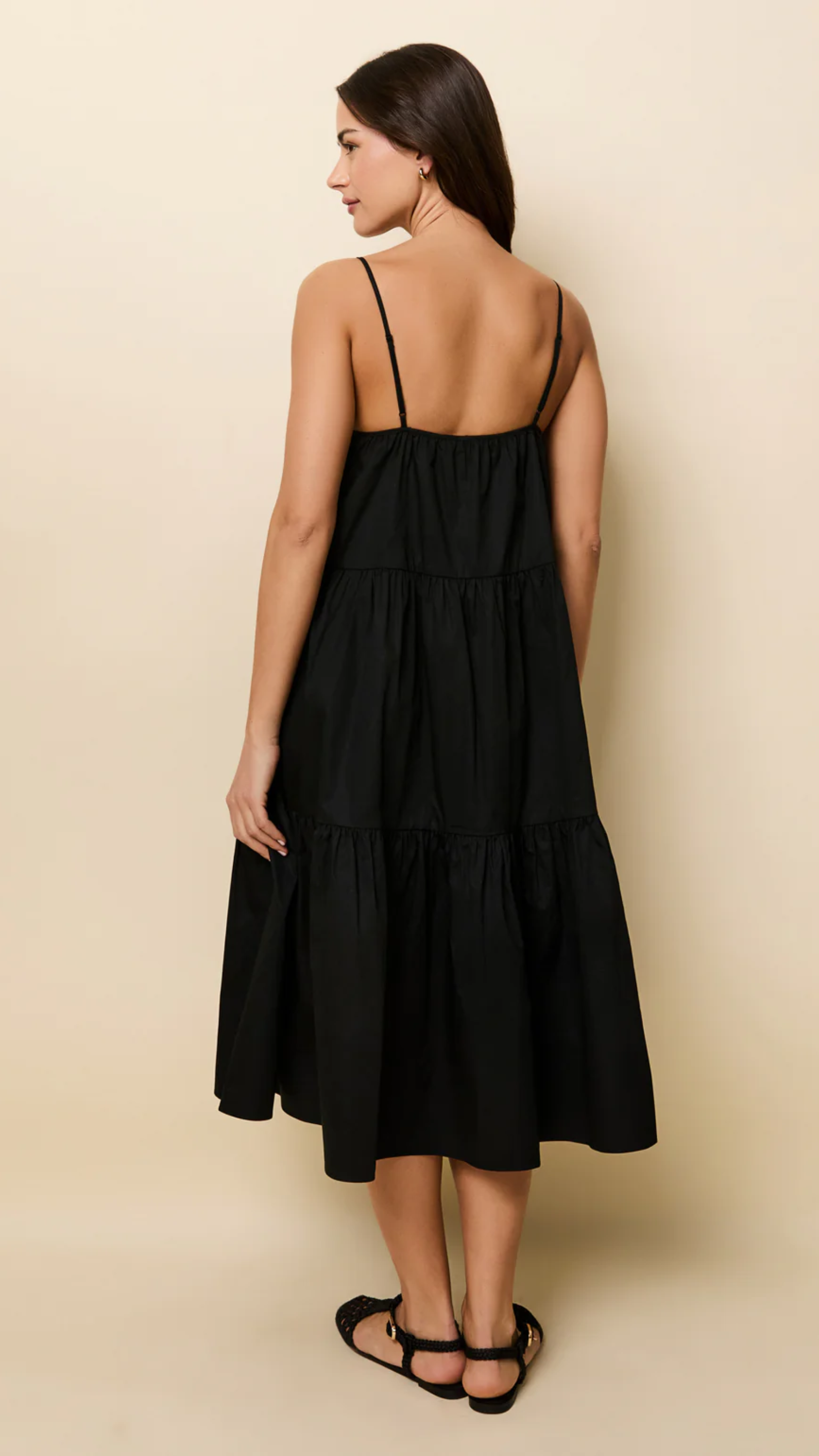 Solid & Striped Addison Dress in Noir