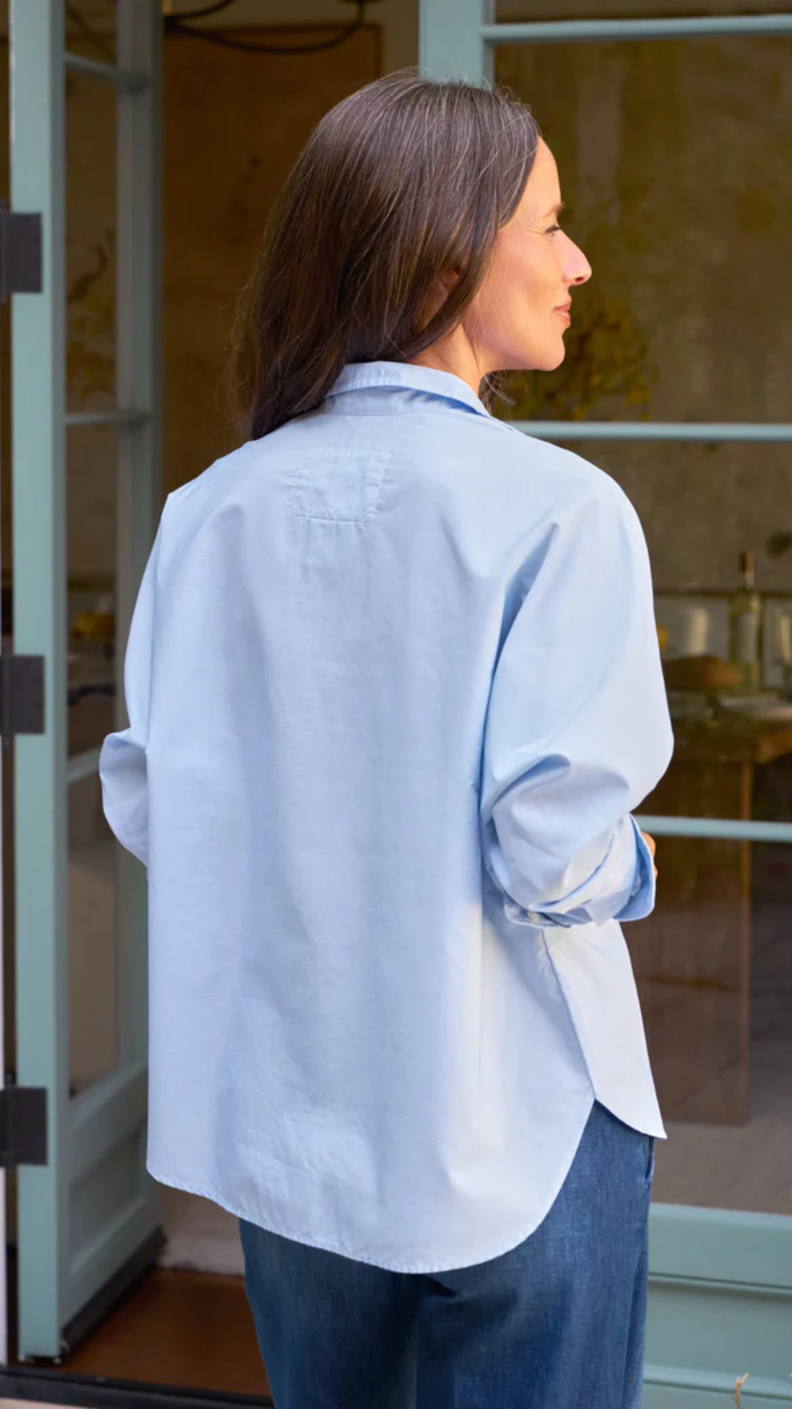 Frank & Eileen Oona Continuous Button Up