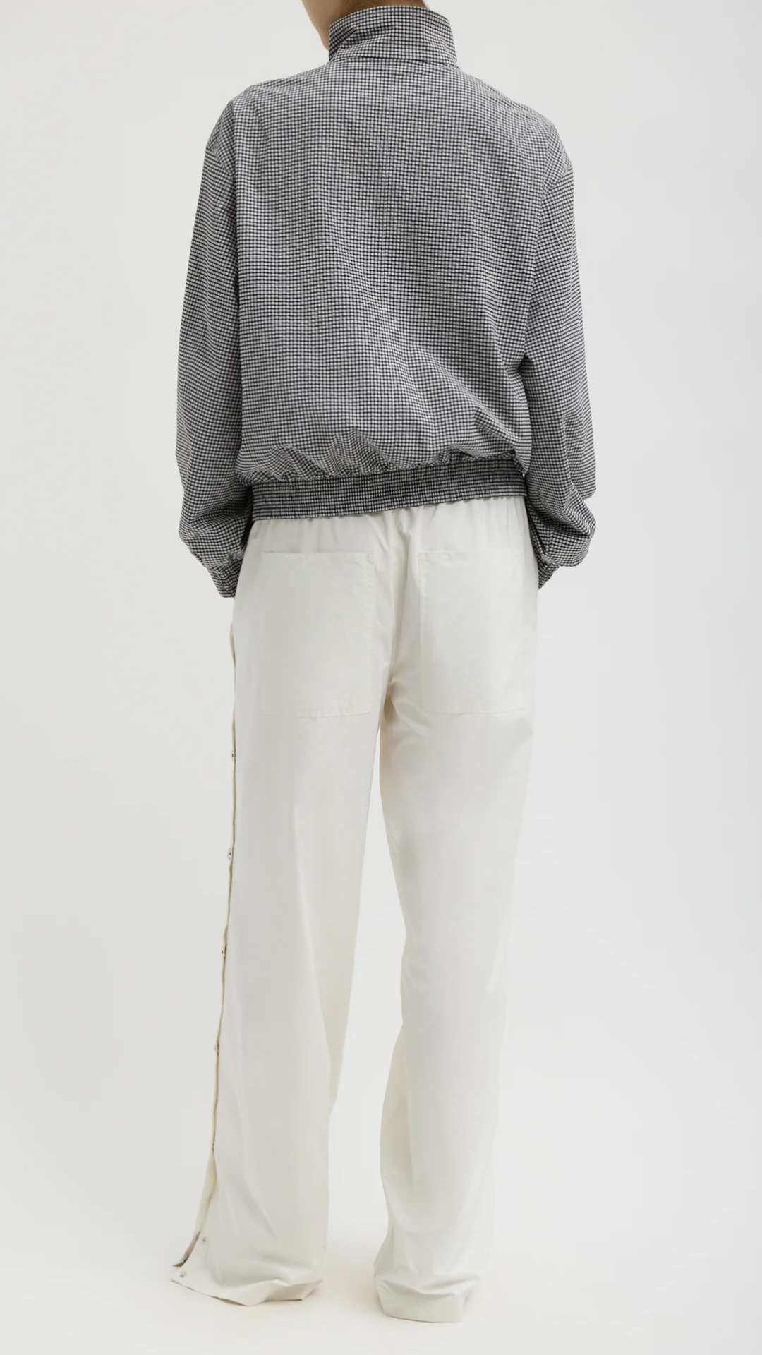 Tibi Nylon Snap On Jogger