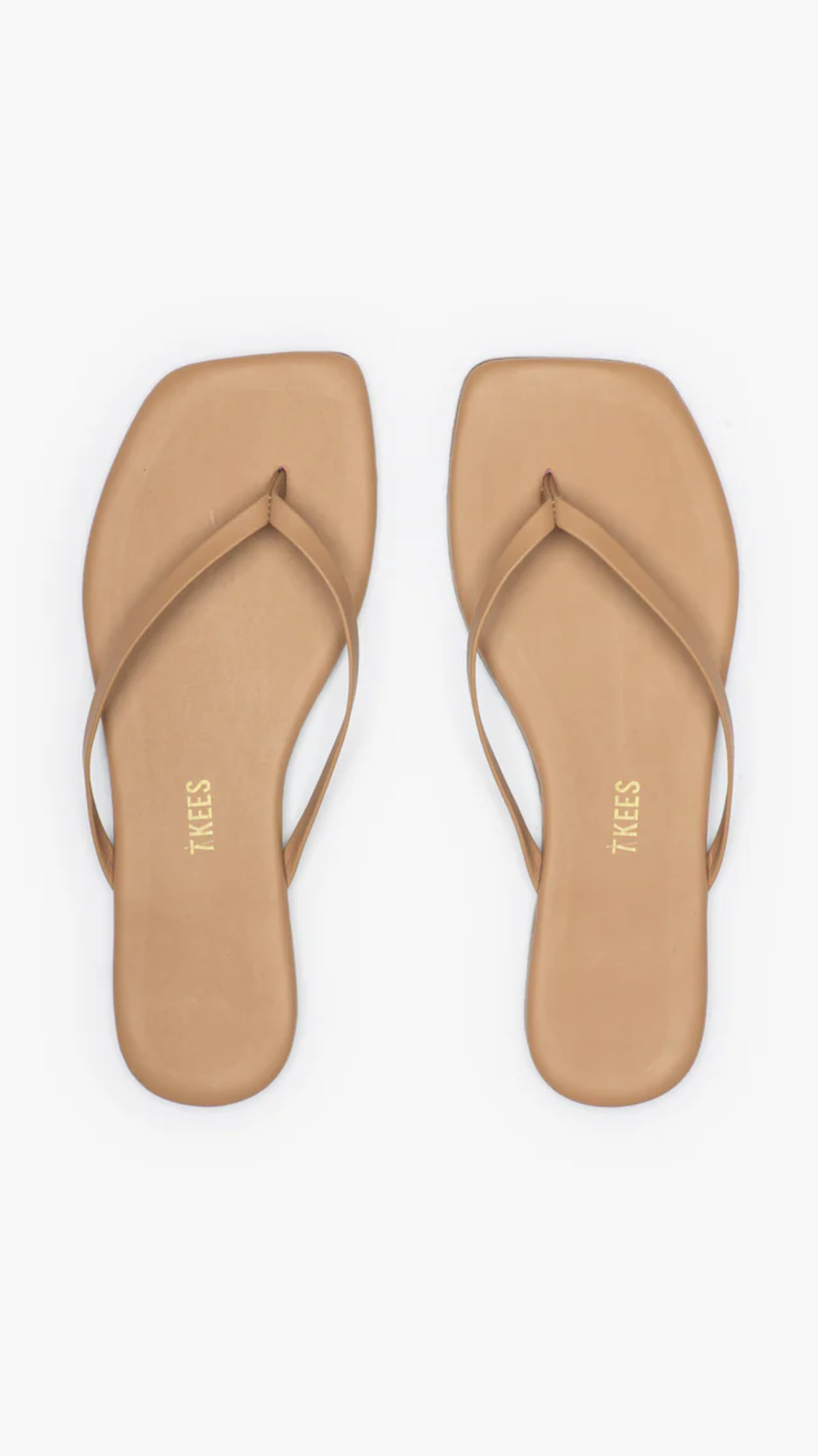 Tkees Square Toe Lily Sandal in Cocobutter
