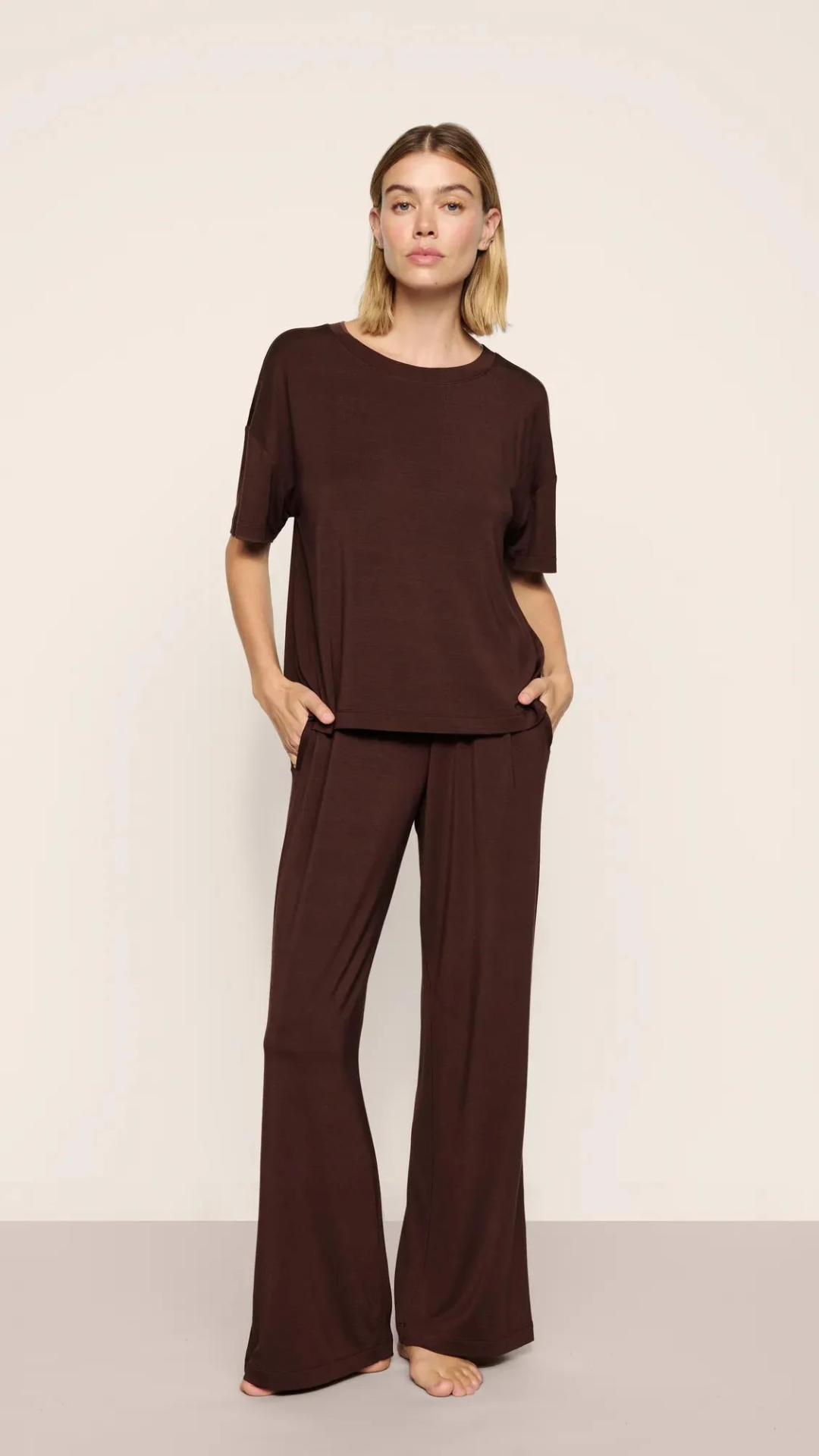 Eberjey Gisele Pant in Chocolate