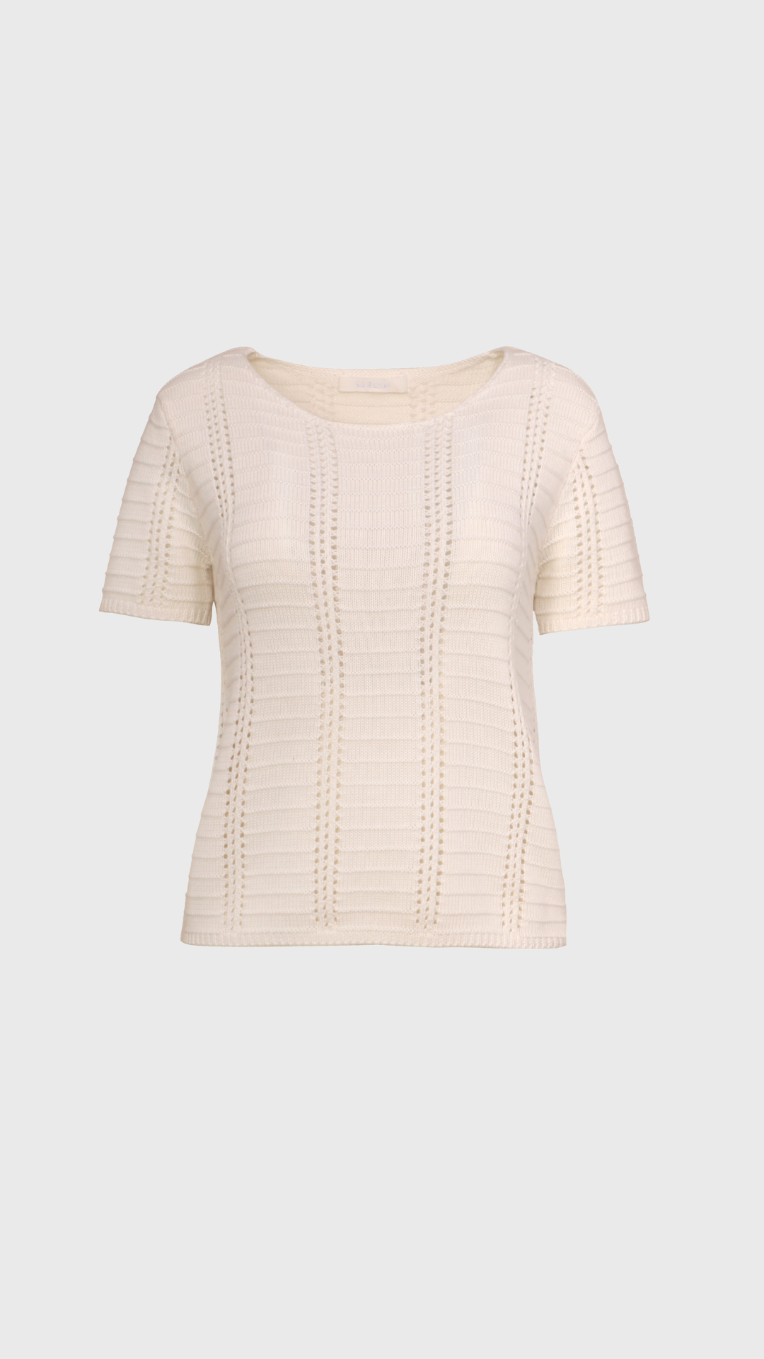 Sablyn Jayden Short sleeve Crewneck in Gardenia