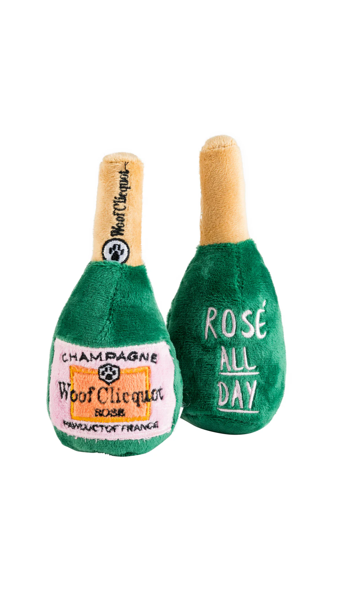 Haute Diggity Dog Small Woof Clicoquot Dog Toy