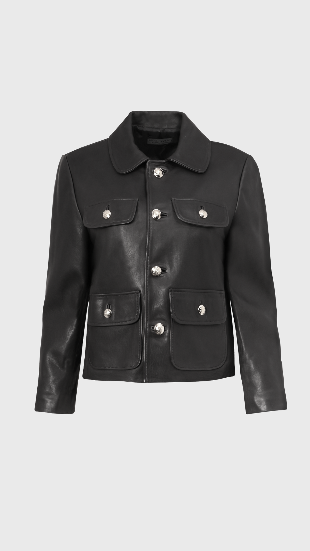 Nili Lotan Chamonix Leather Jacket in Black