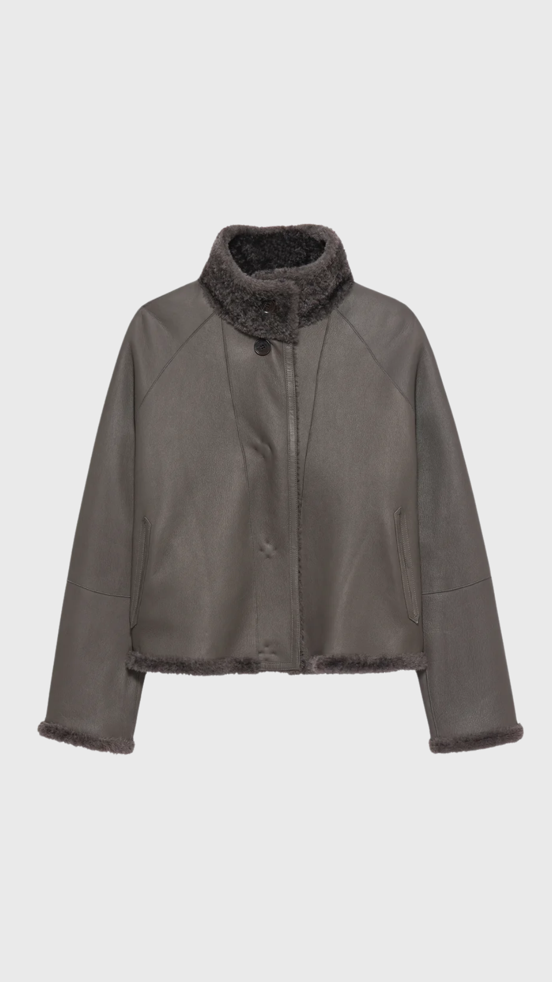 Arma Ariana Alba Nappa Jacket in Soil