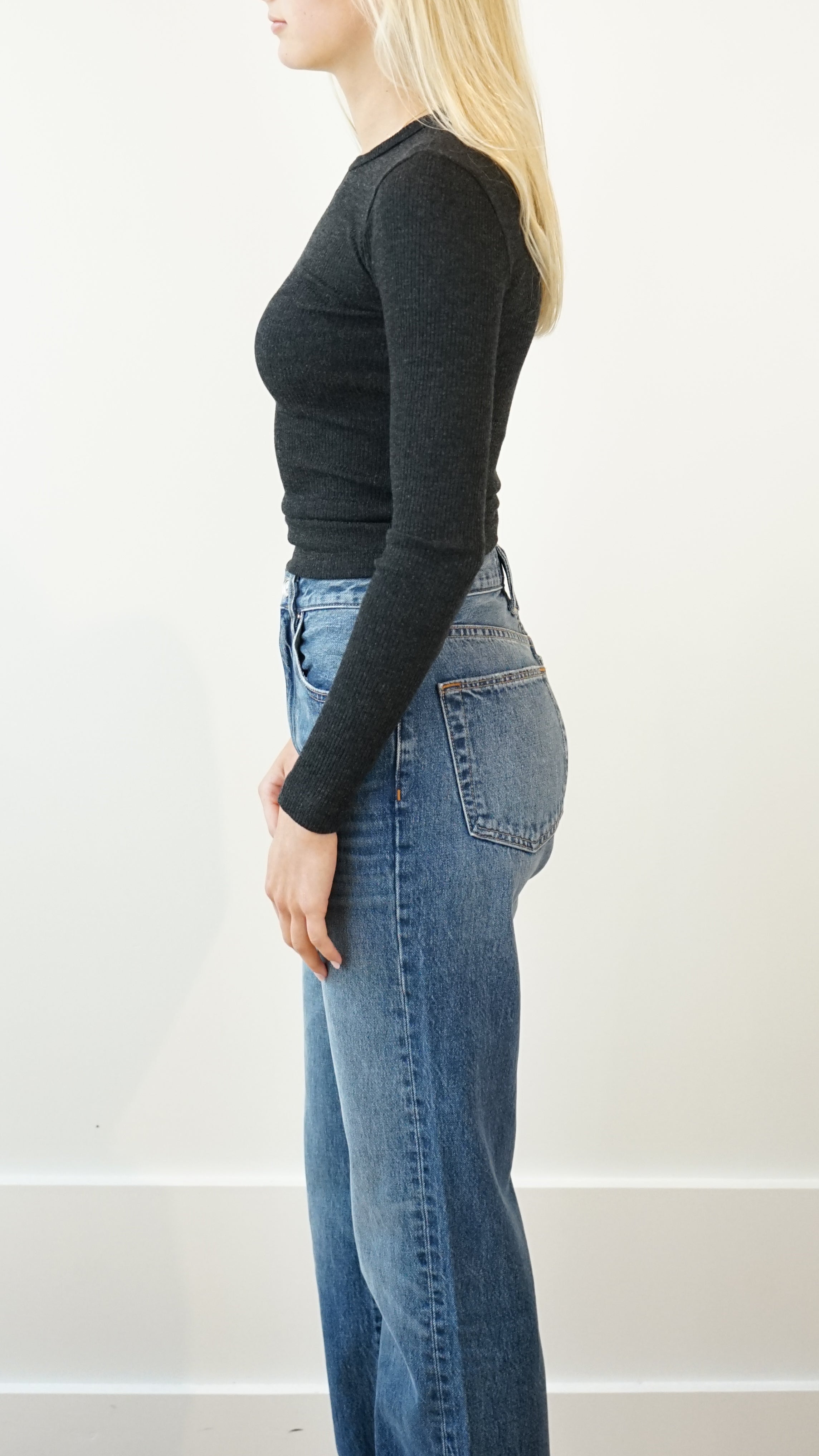 Agolde Delphi Slim Tee in Katniss