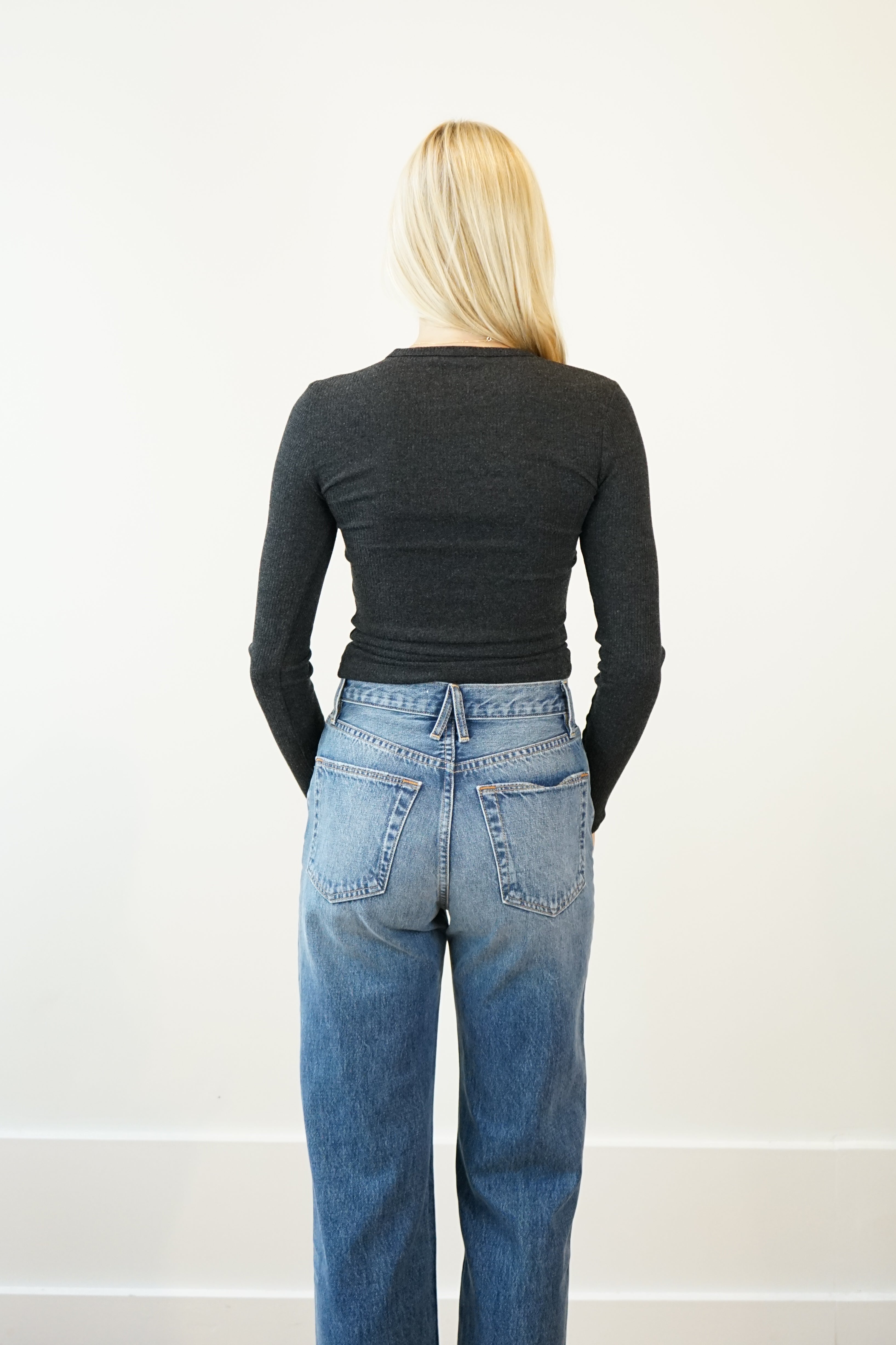 Agolde Delphi Slim Tee in Katniss