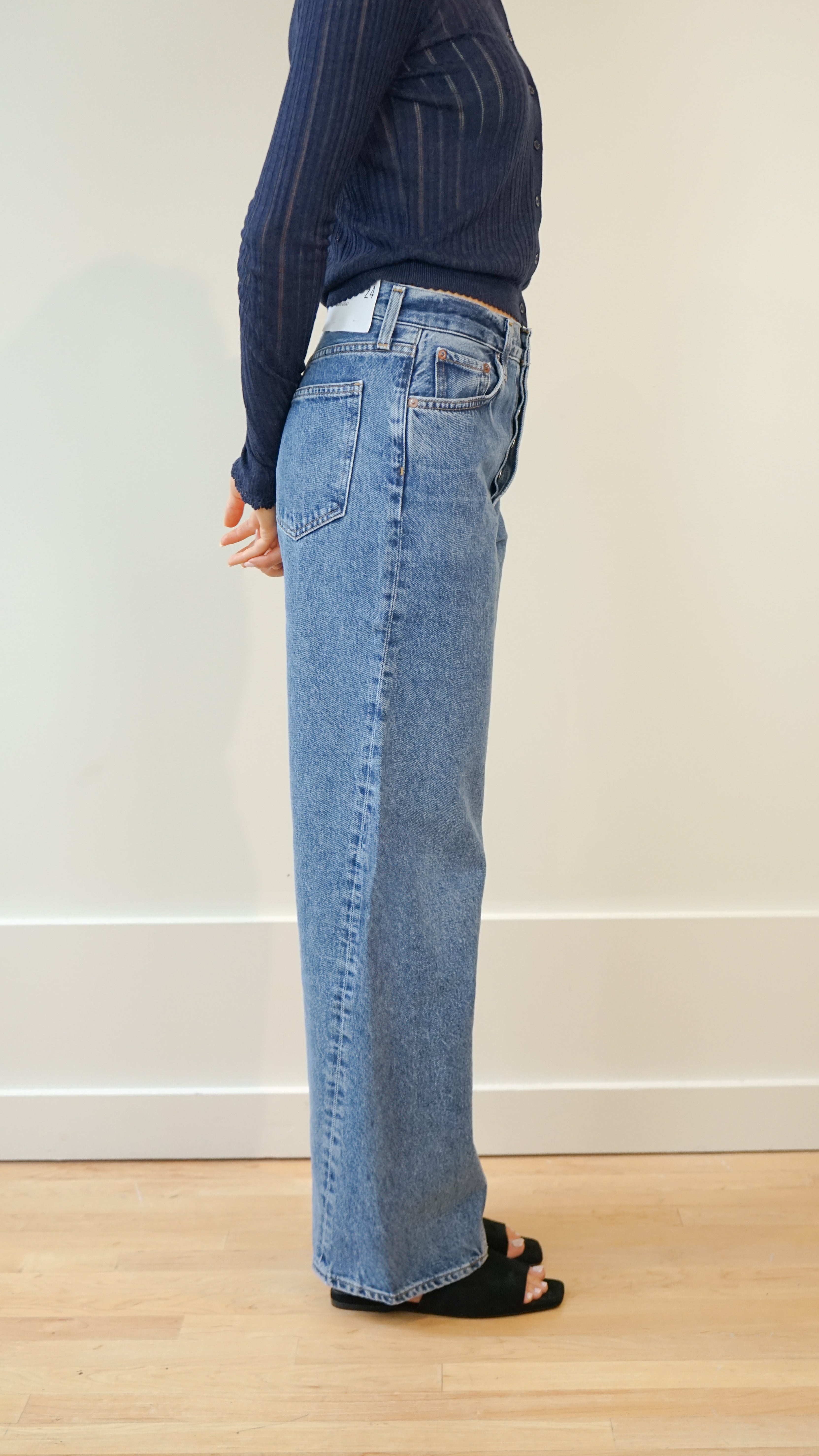 Agolde Twist Low Slung Baggy Jean in Myth