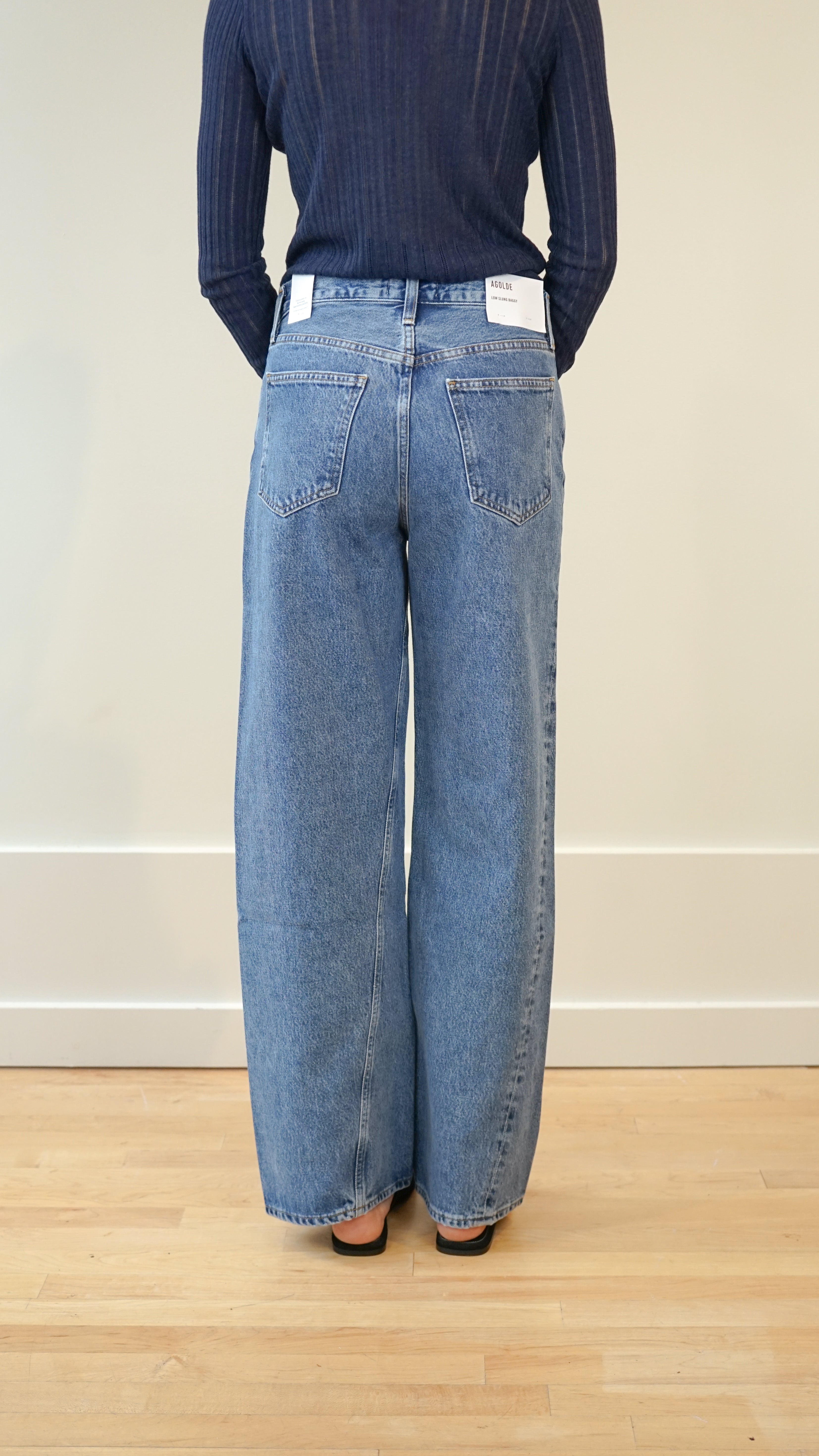 Agolde Twist Low Slung Baggy Jean in Myth