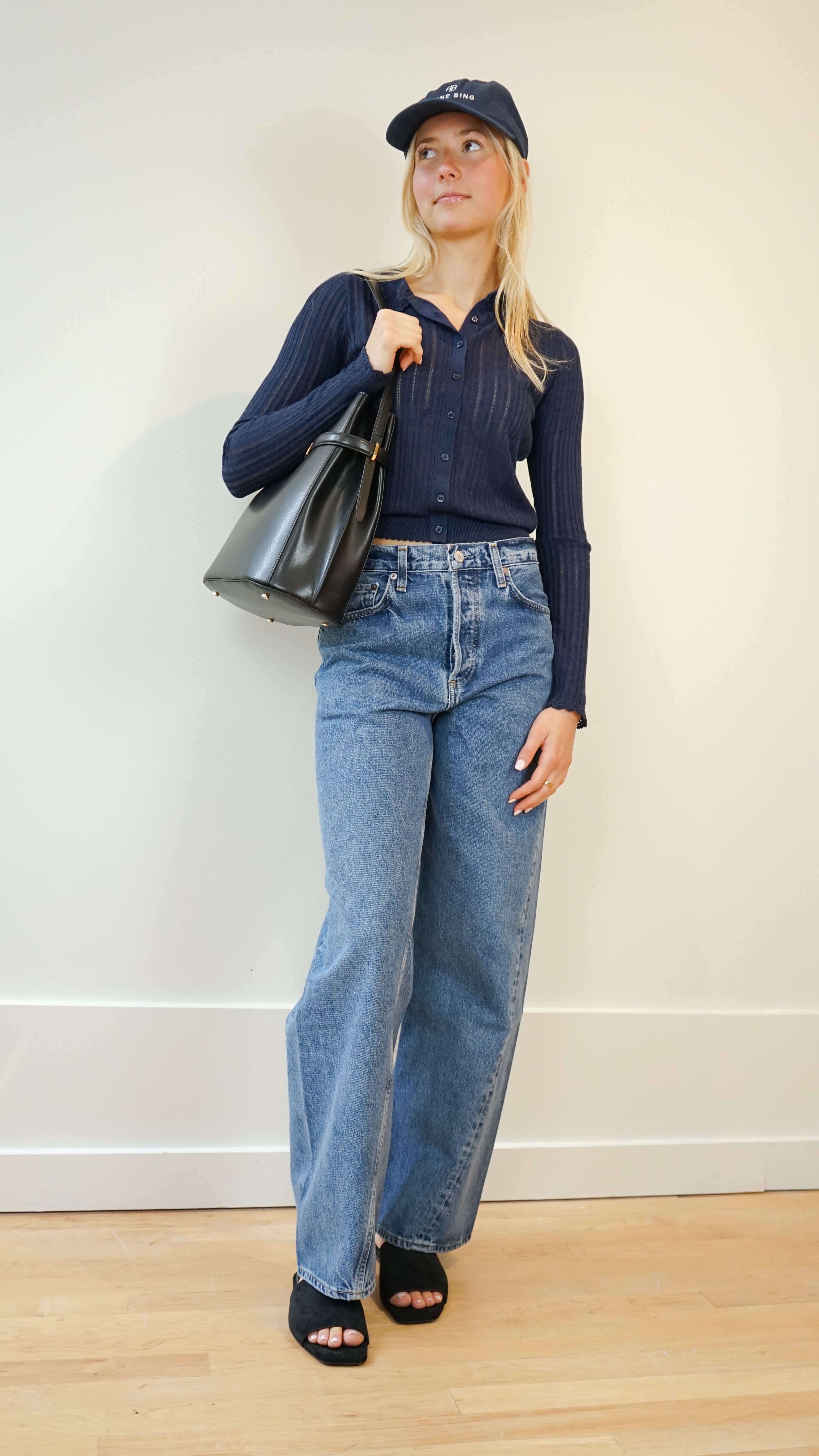 Agolde Twist Low Slung Baggy Jean in Myth