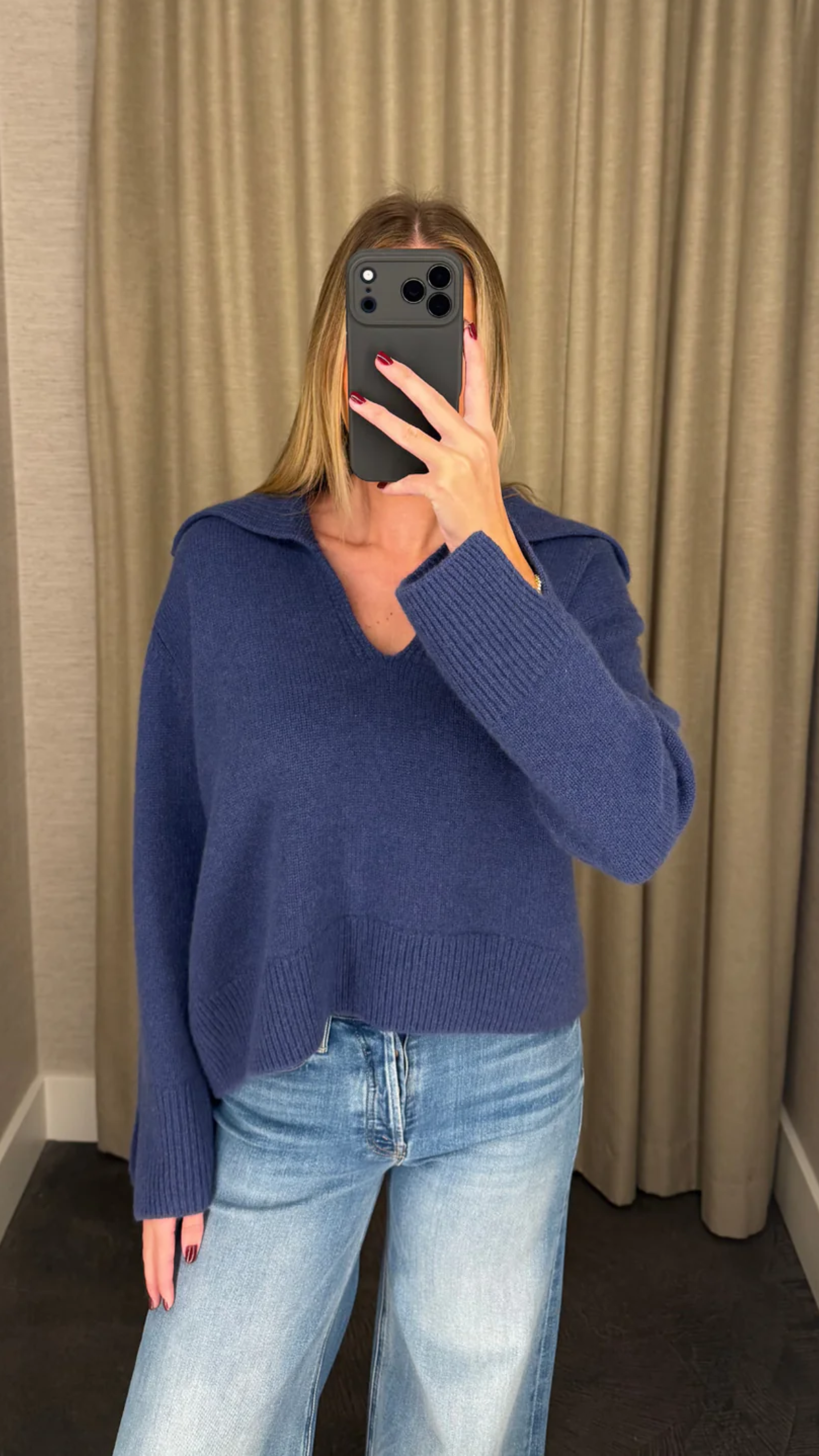 Arch 4 Cortina Sweater in Washed Indigo