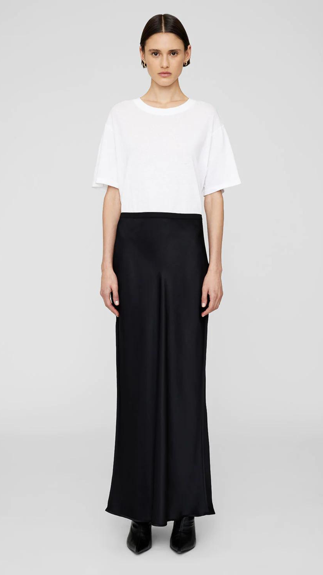 Anine Bing Bar Silk Maxi Skirt