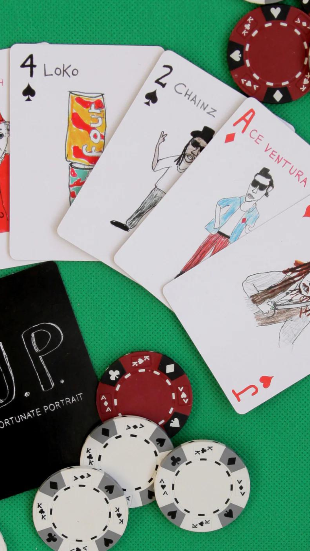 Unfortunate Portrait Playing Cards