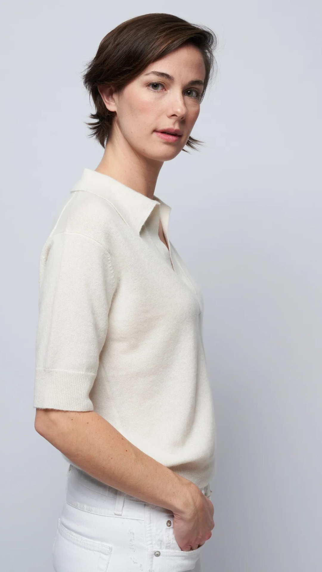 Lisa Yang Carina Polo Sweater