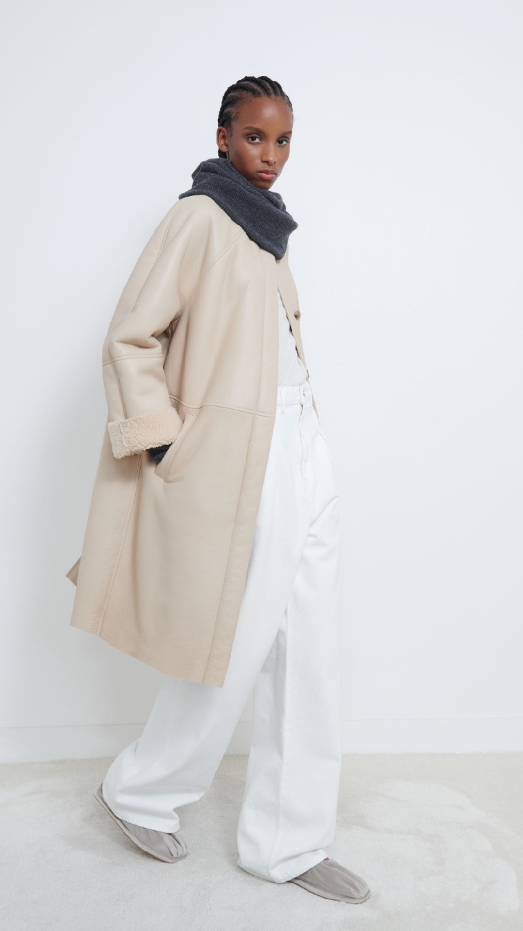 Loulou Studio Sabol Cashmere Scarf