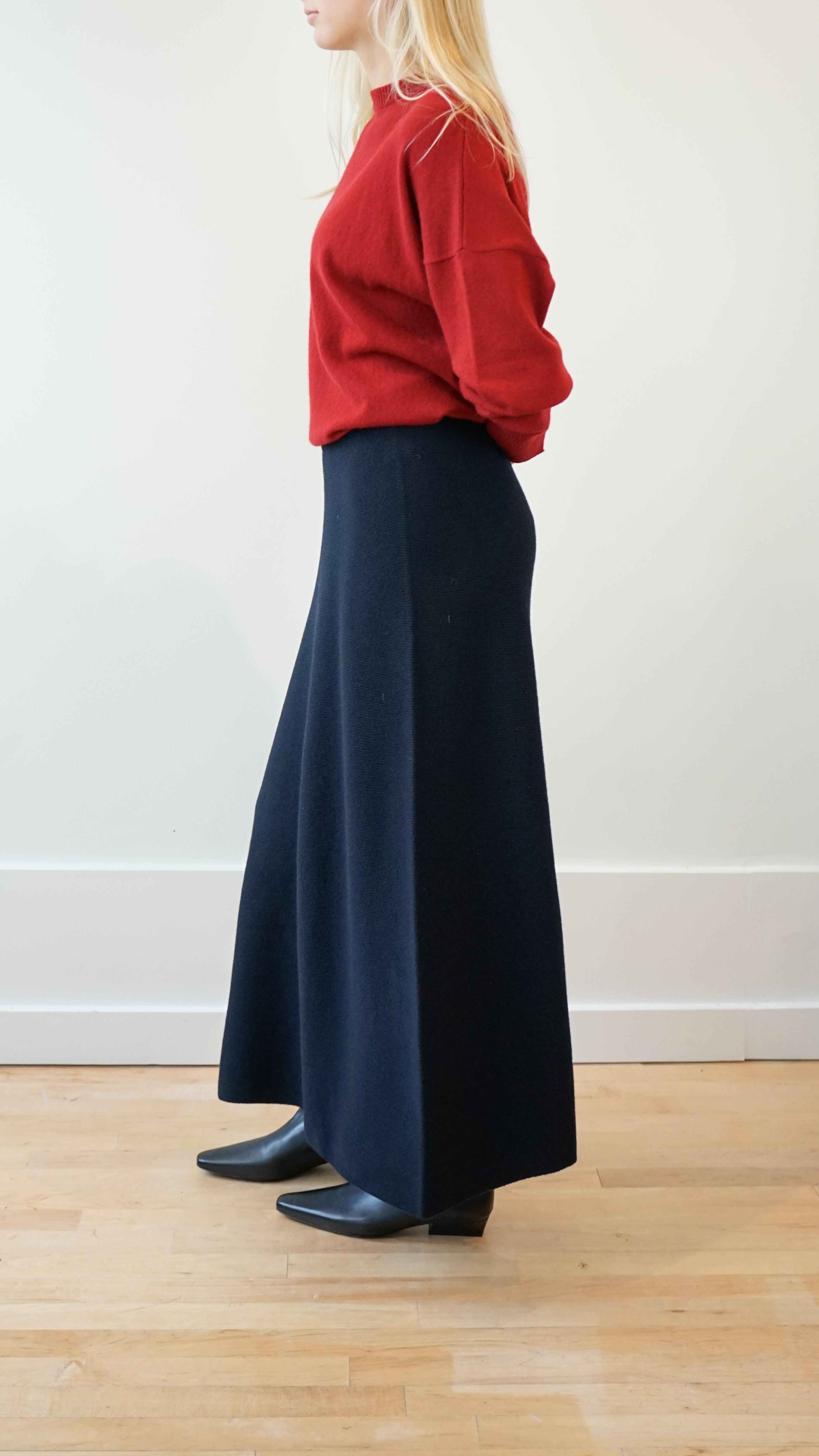 Christian Wijnants Kugo Skirt in Dark Navy