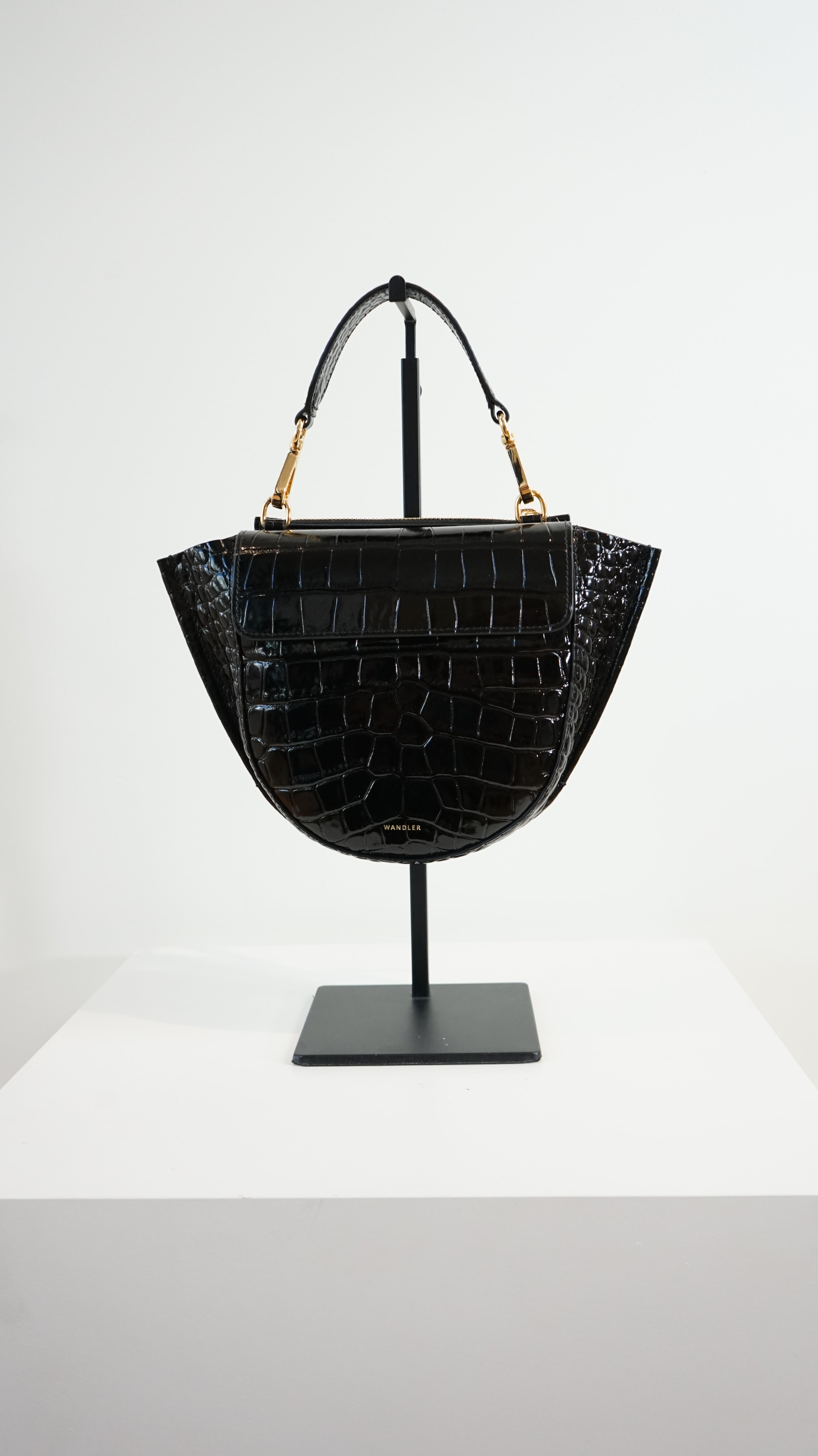 Wandler Hortensia Croc Mini Bag