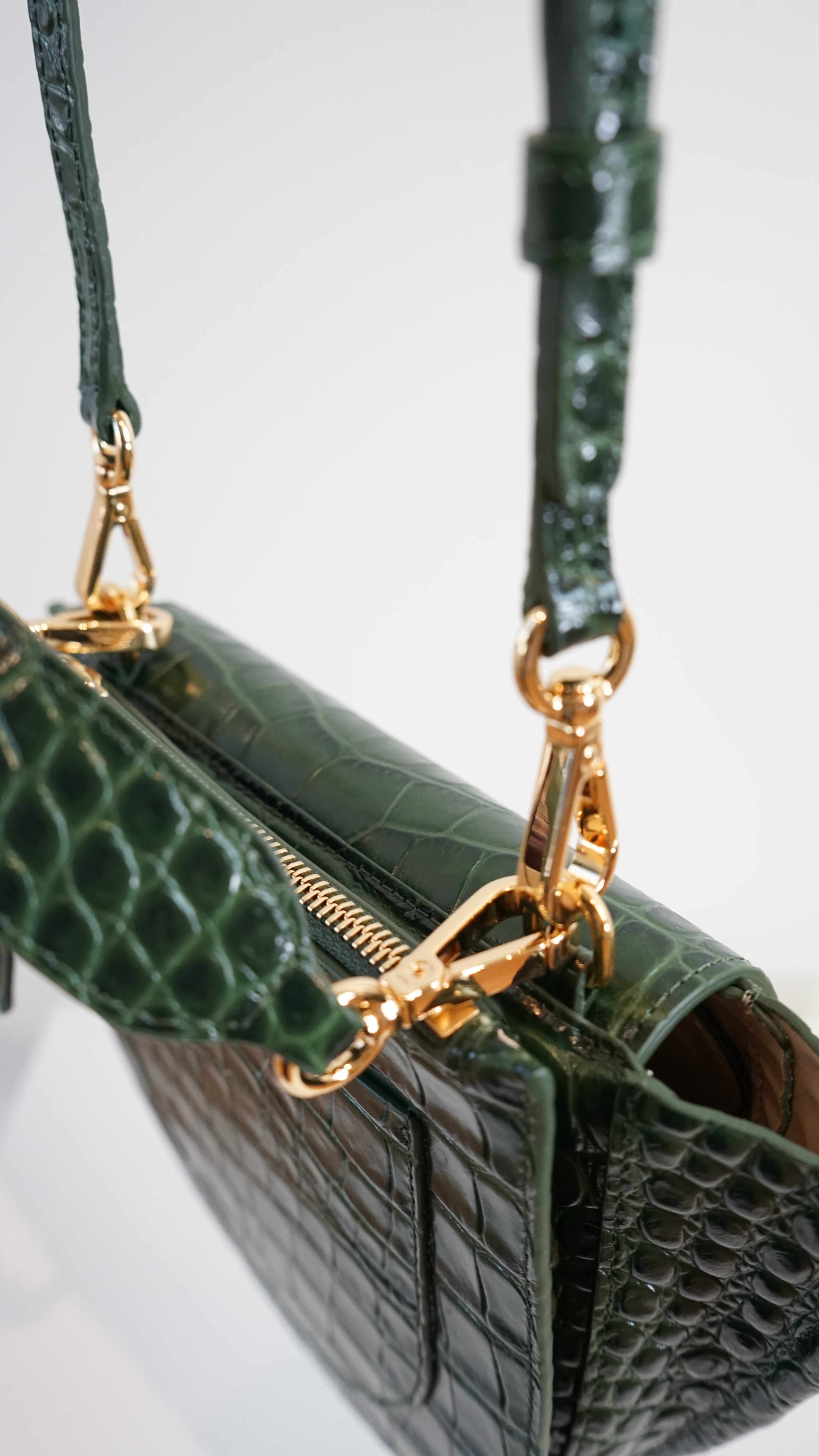 Wandler Hortensia Croc Mini Bag