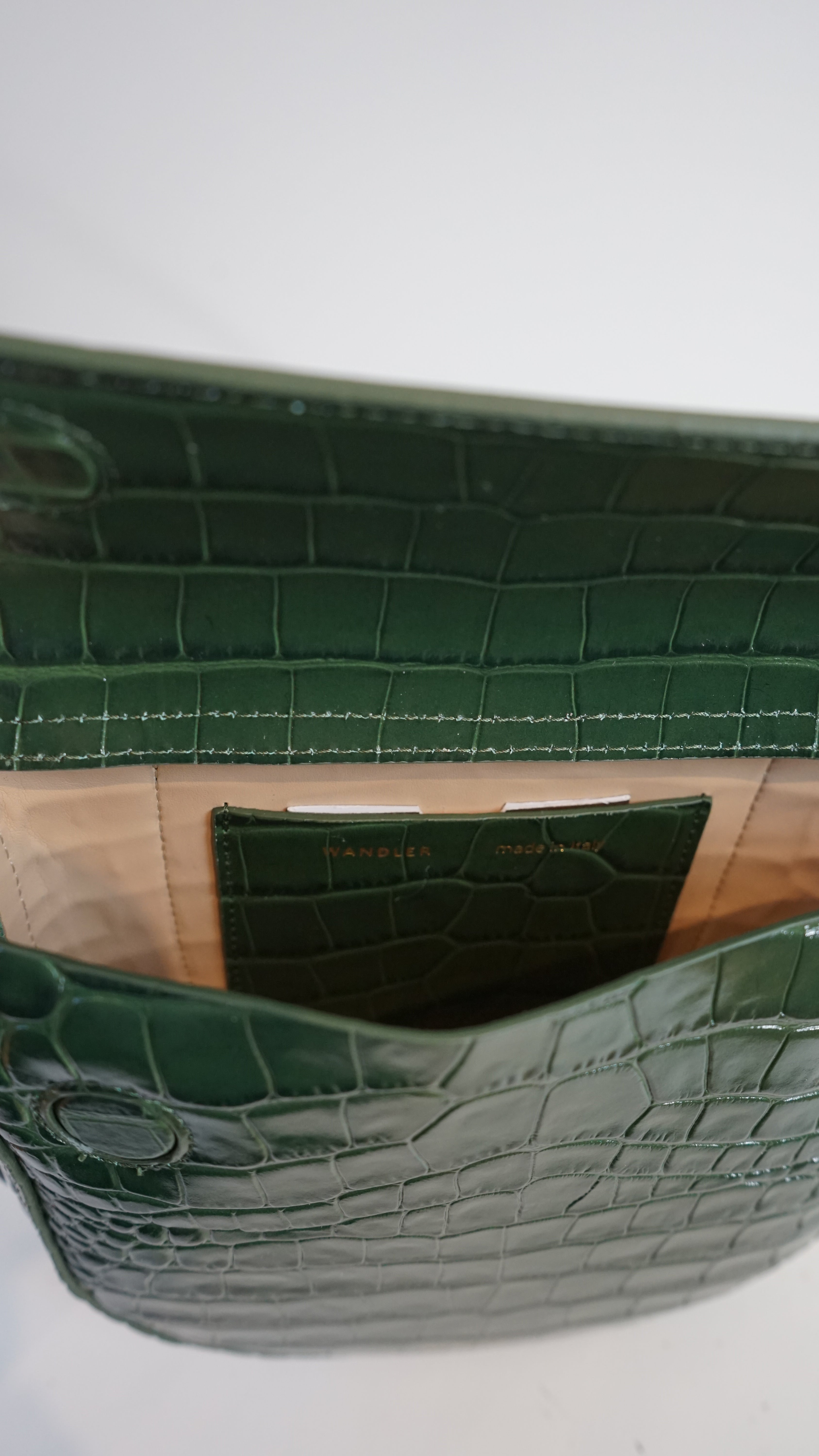 Wandler Hortensia Croc Mini Bag