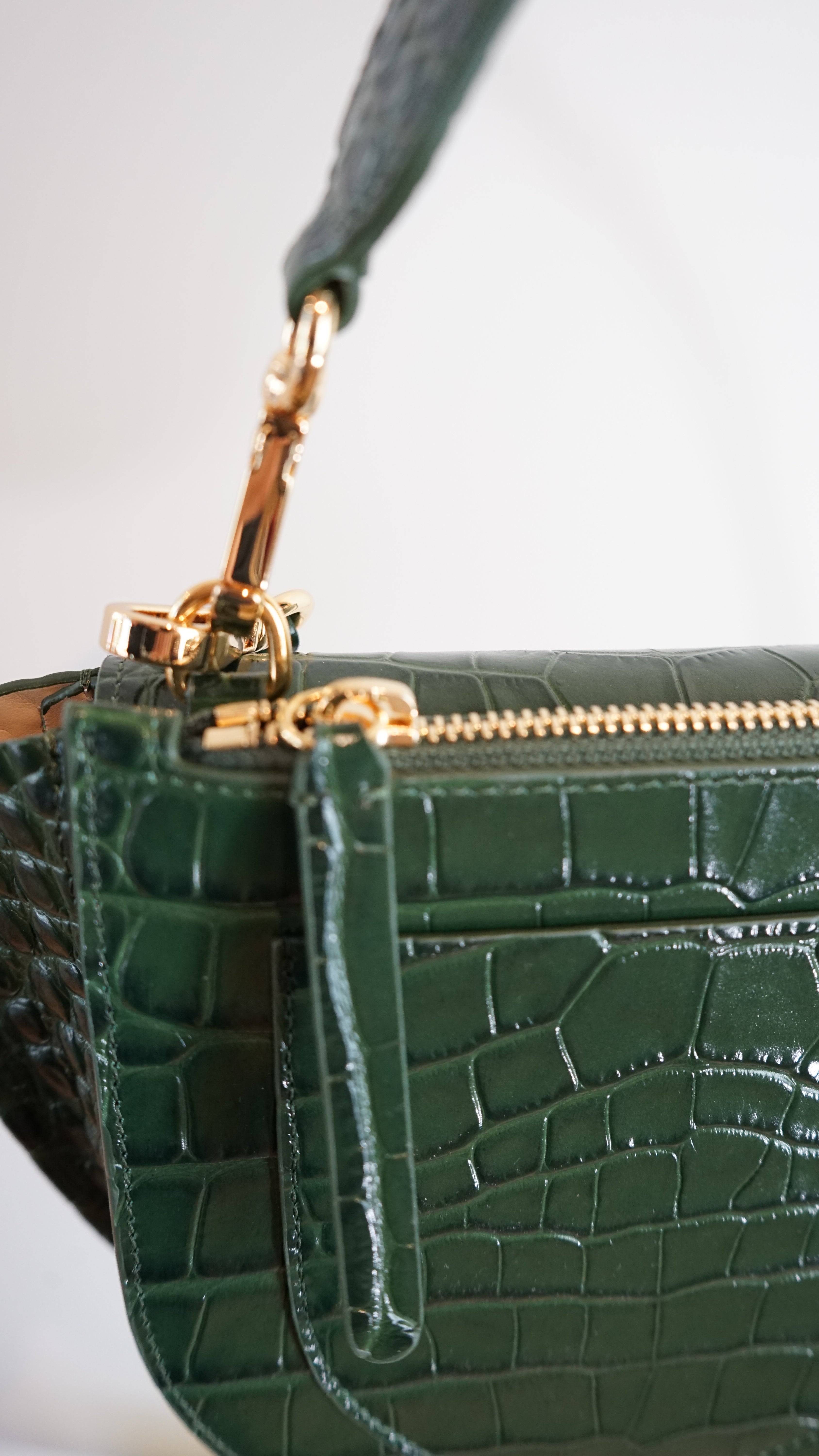 Wandler Hortensia Croc Mini Bag