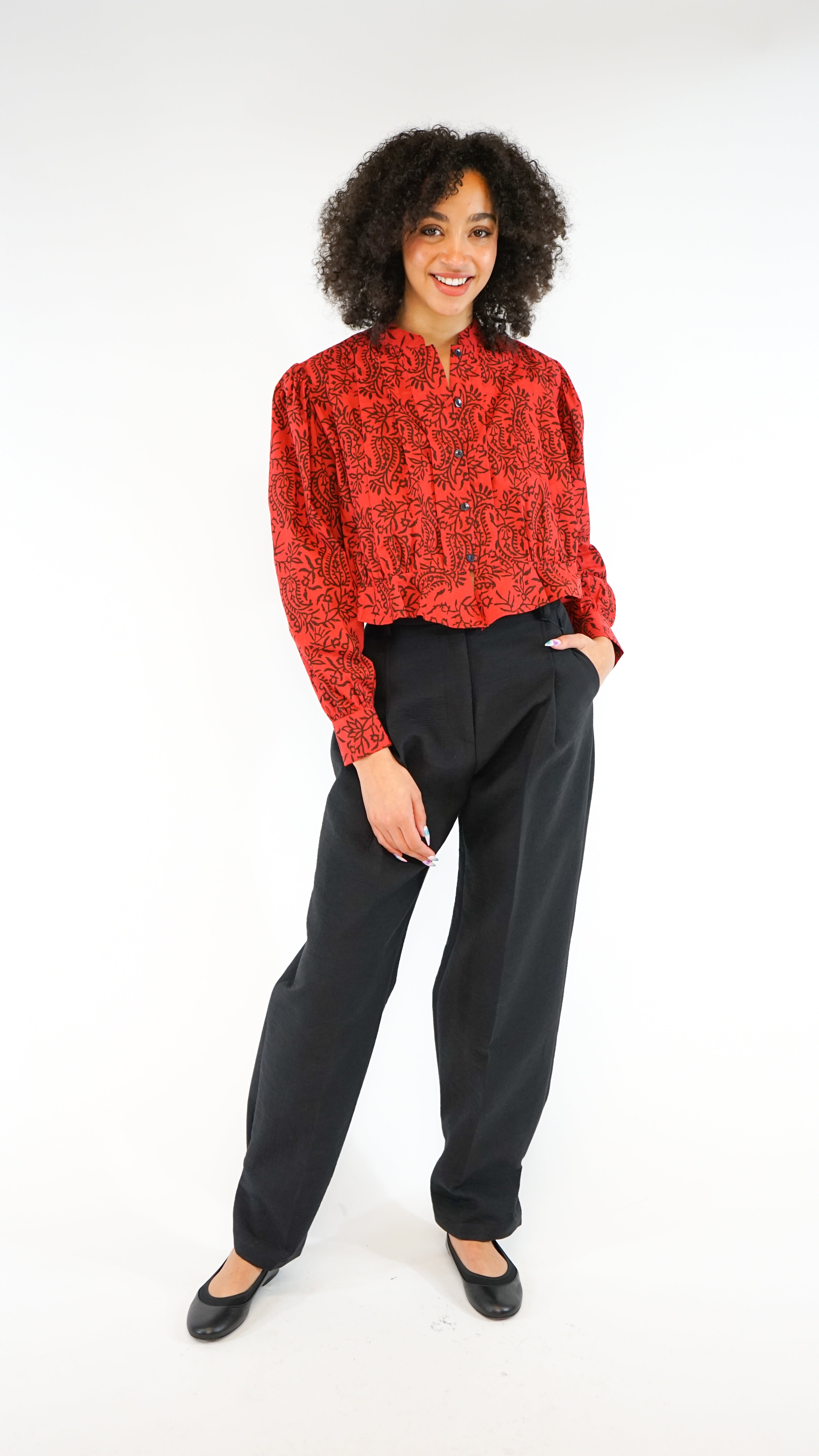 Alix of Bohemia Ryland Paisley Spice Shirt