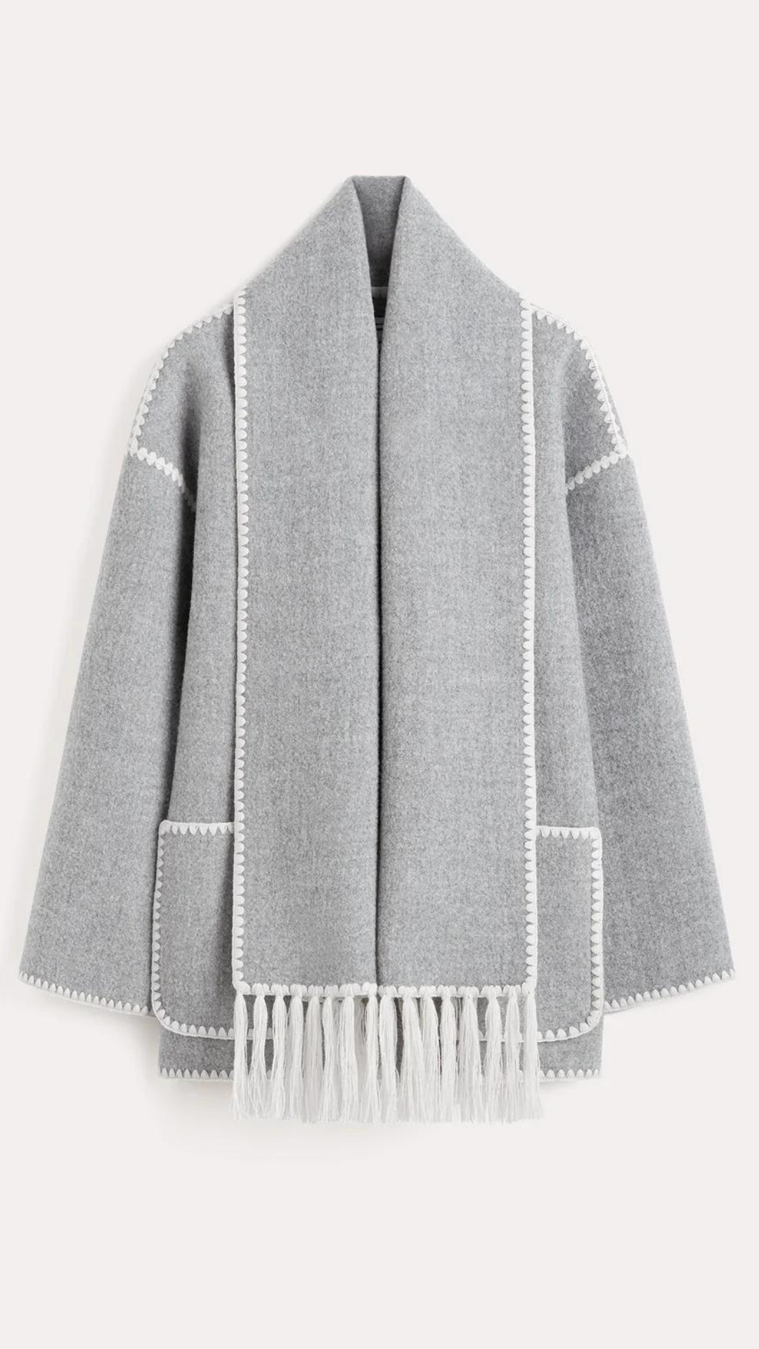 Toteme Embroidered Scarf Jacket