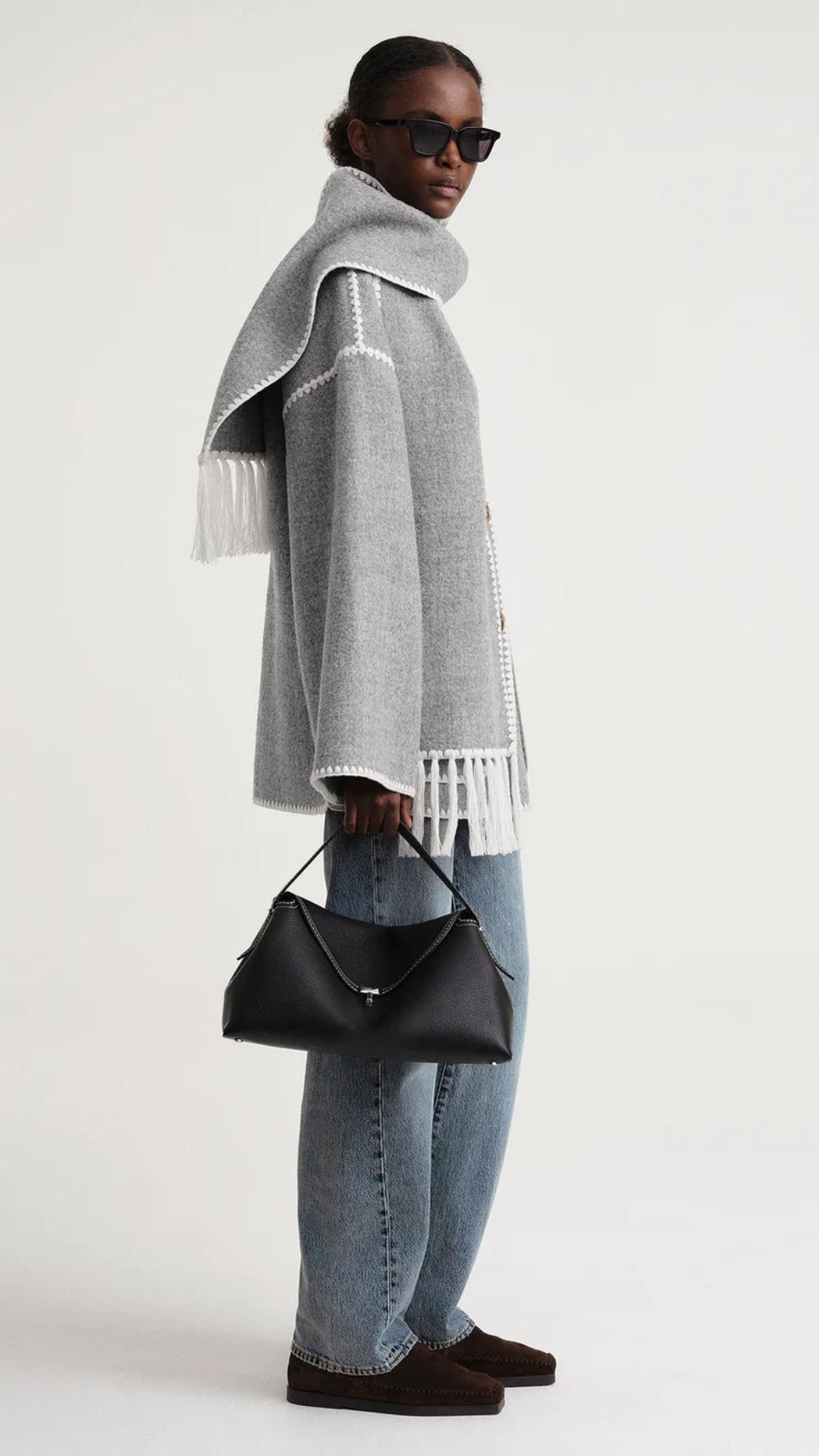 Toteme Embroidered Scarf Jacket