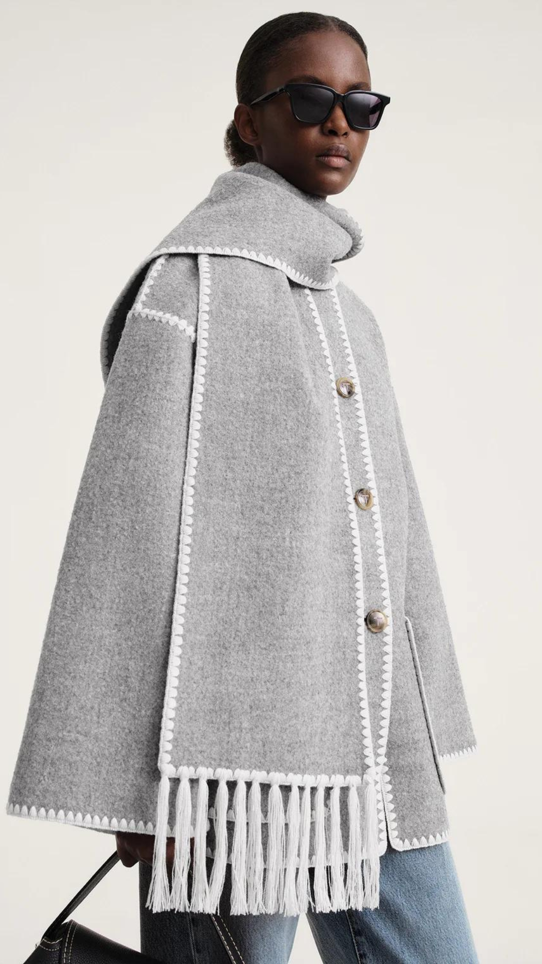 Toteme Embroidered Scarf Jacket