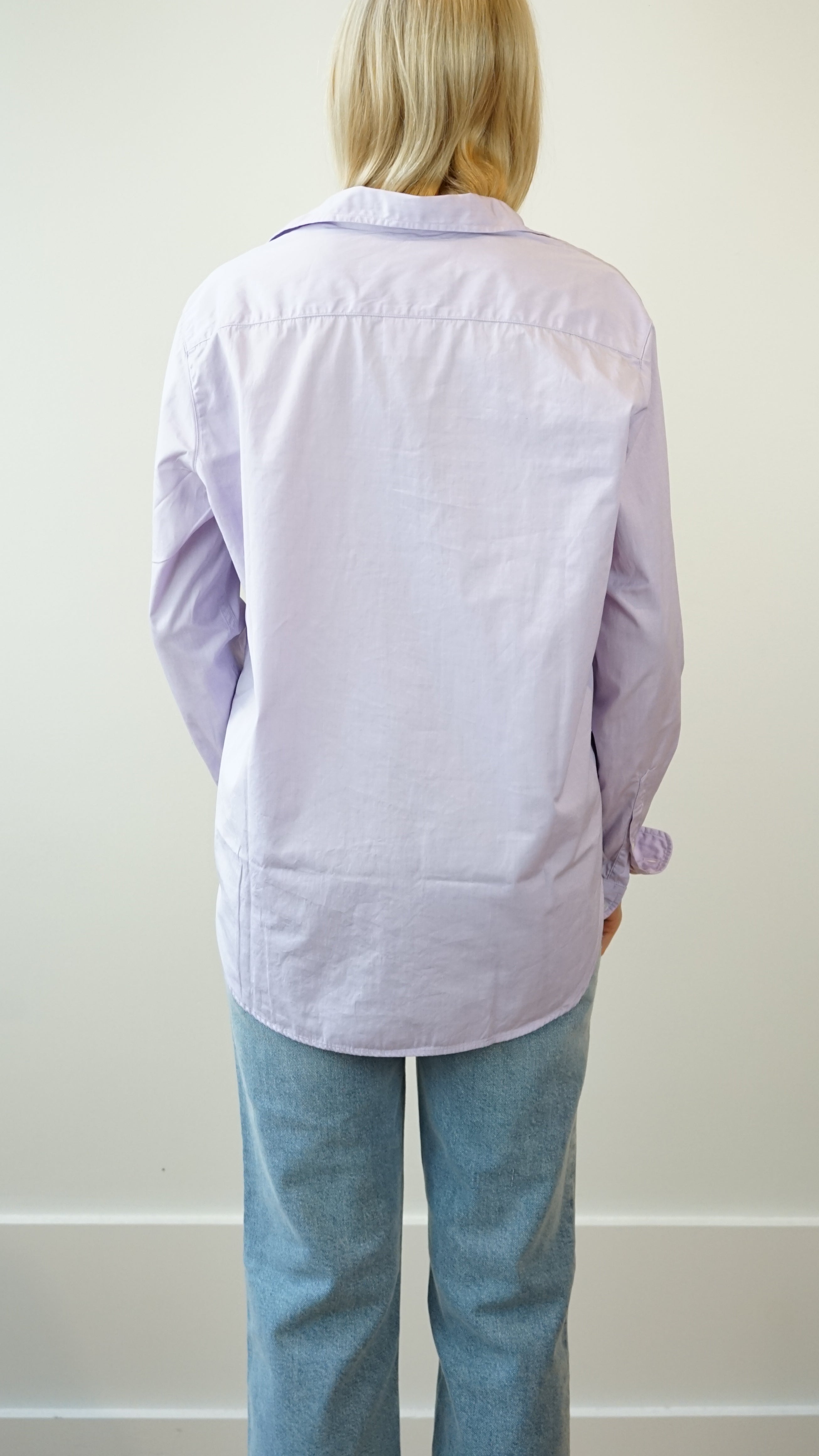 Frank and Eileen Eileen Relaxed Button up in Purple