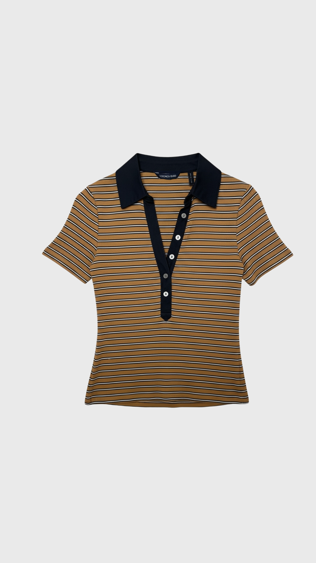 Veronica Beard Kearney Tee in Brown