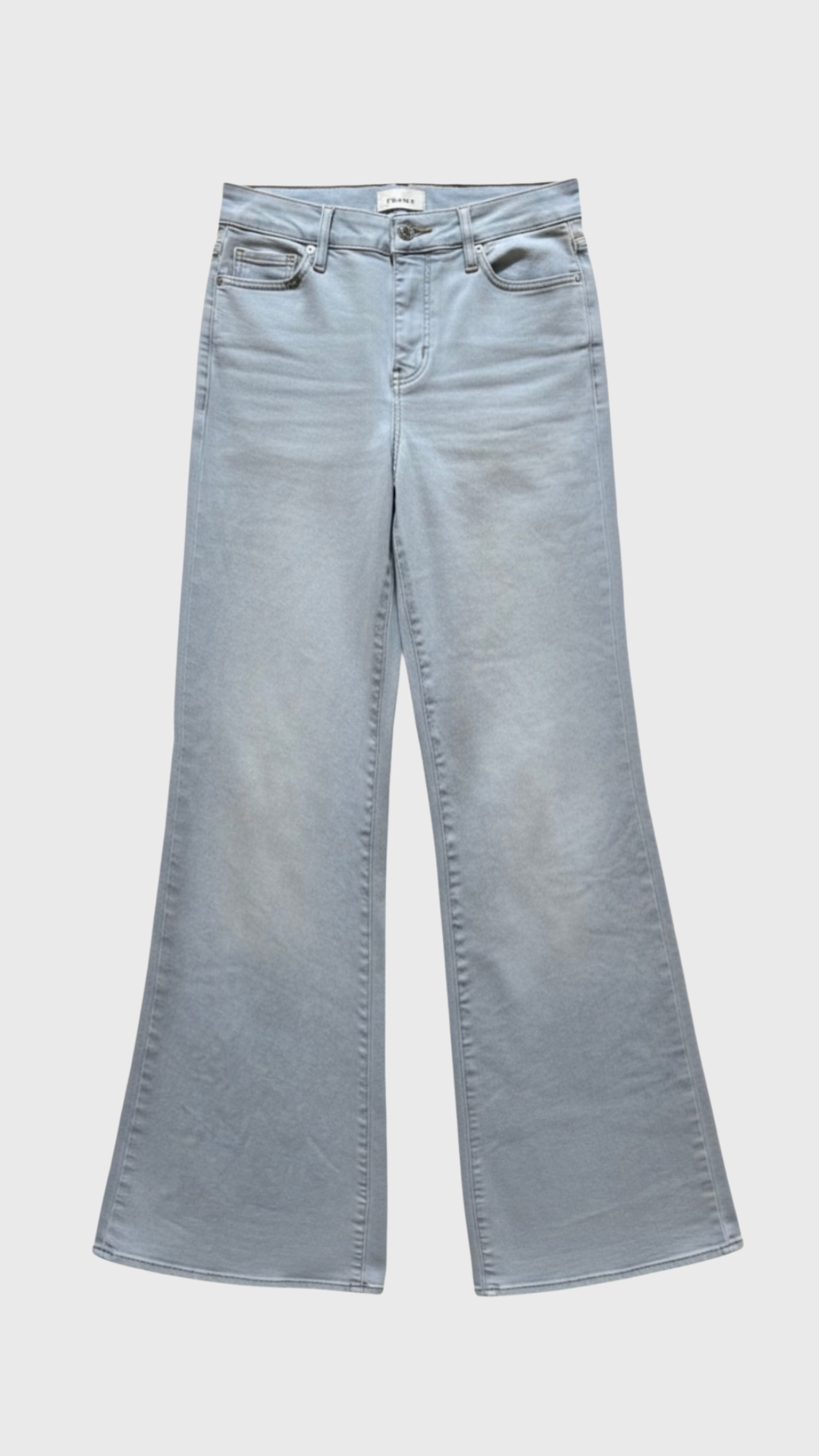 Frame Le Palazzo Crop Jean in Float