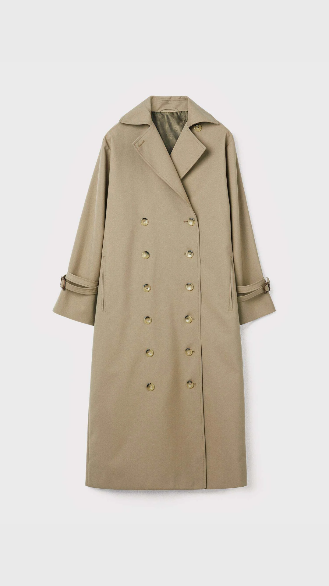 Toteme Signature Trench in Khaki