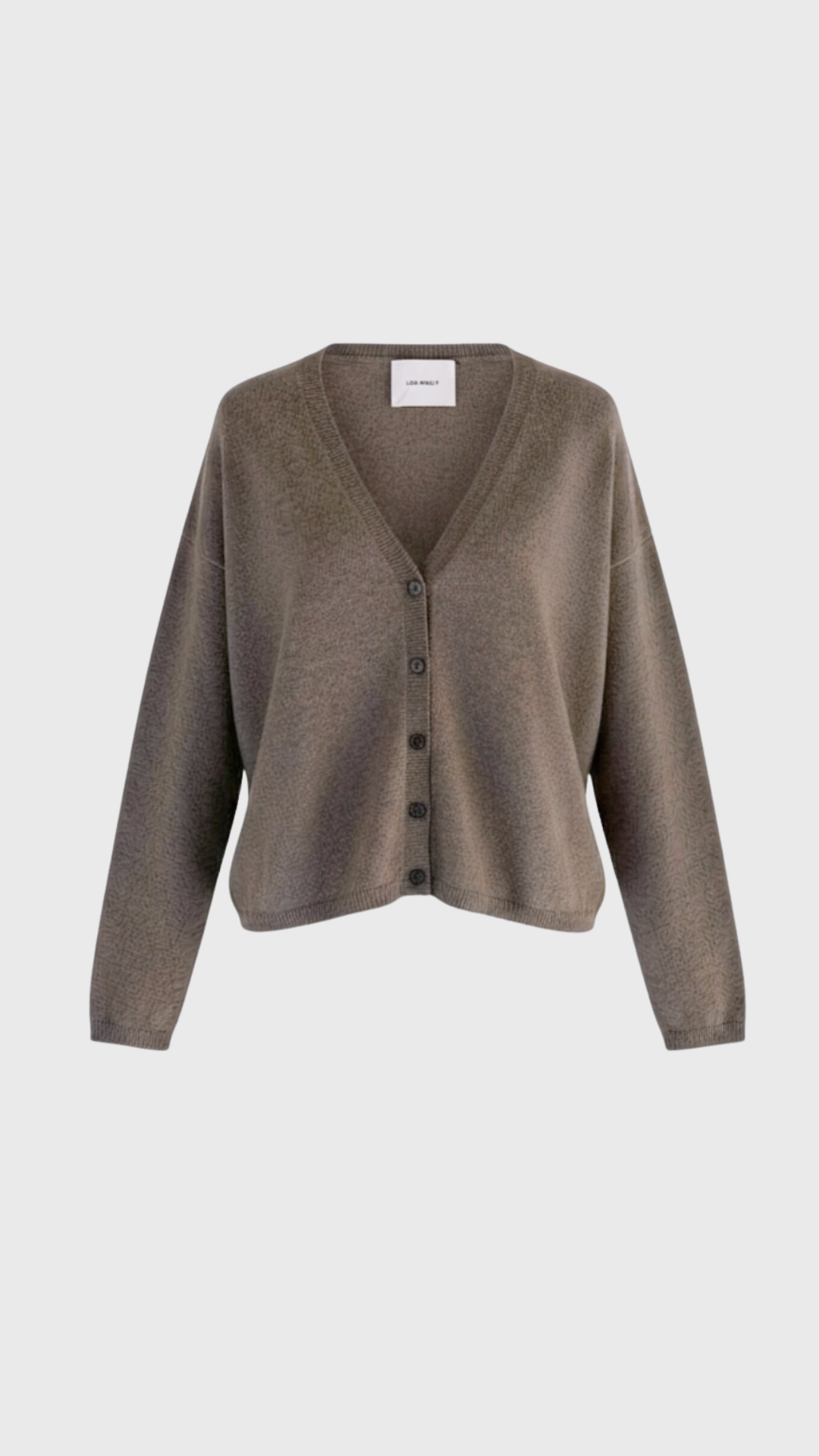 Lisa Yang Abby Cardigan in Truffle