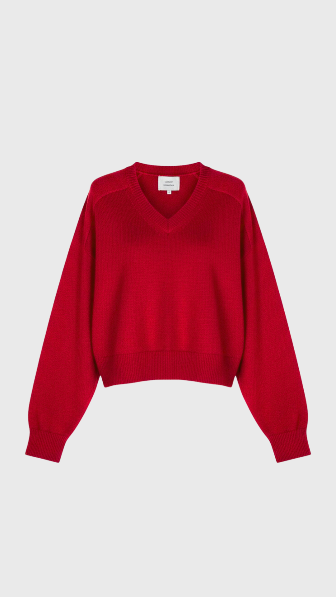 Loulou de Saison Anzor LDS V Neck Boxy Sweater