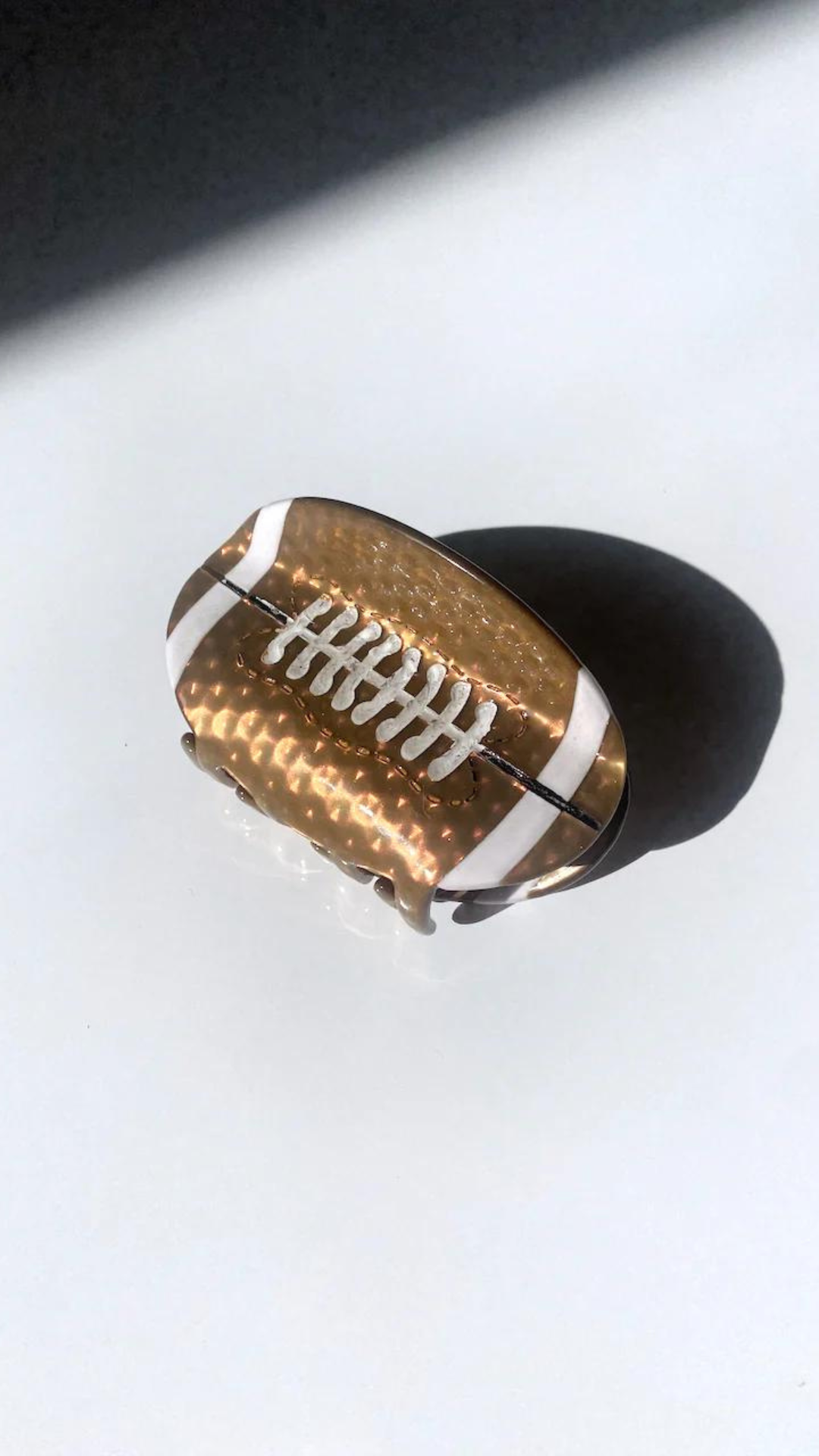 Solar Eclipse Game Day Football Claw Clip