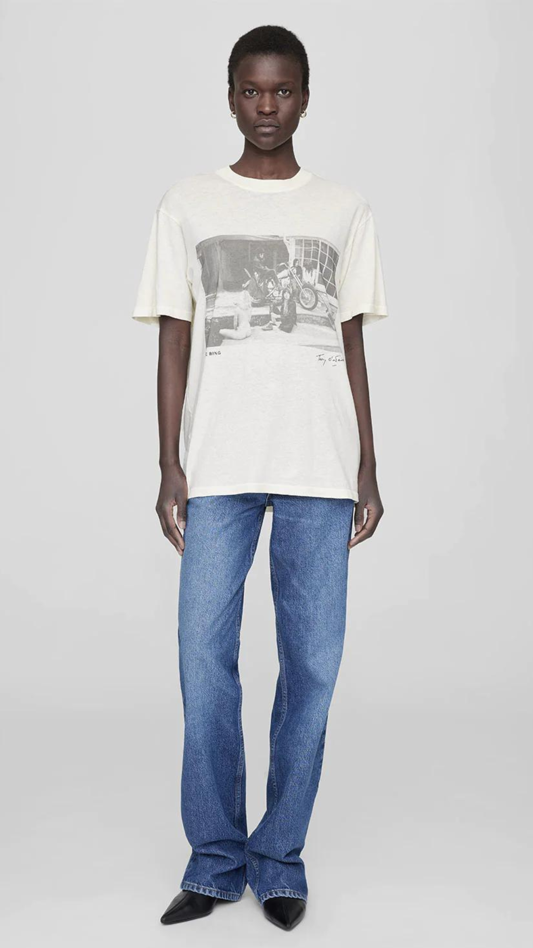 Anine Bing Lili Tee X Rolling Stones