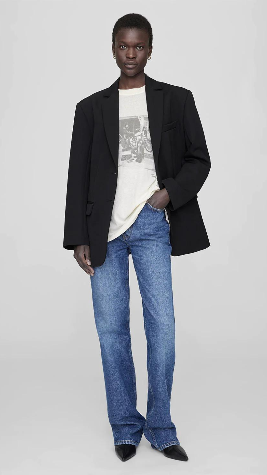 Anine Bing Lili Tee X Rolling Stones