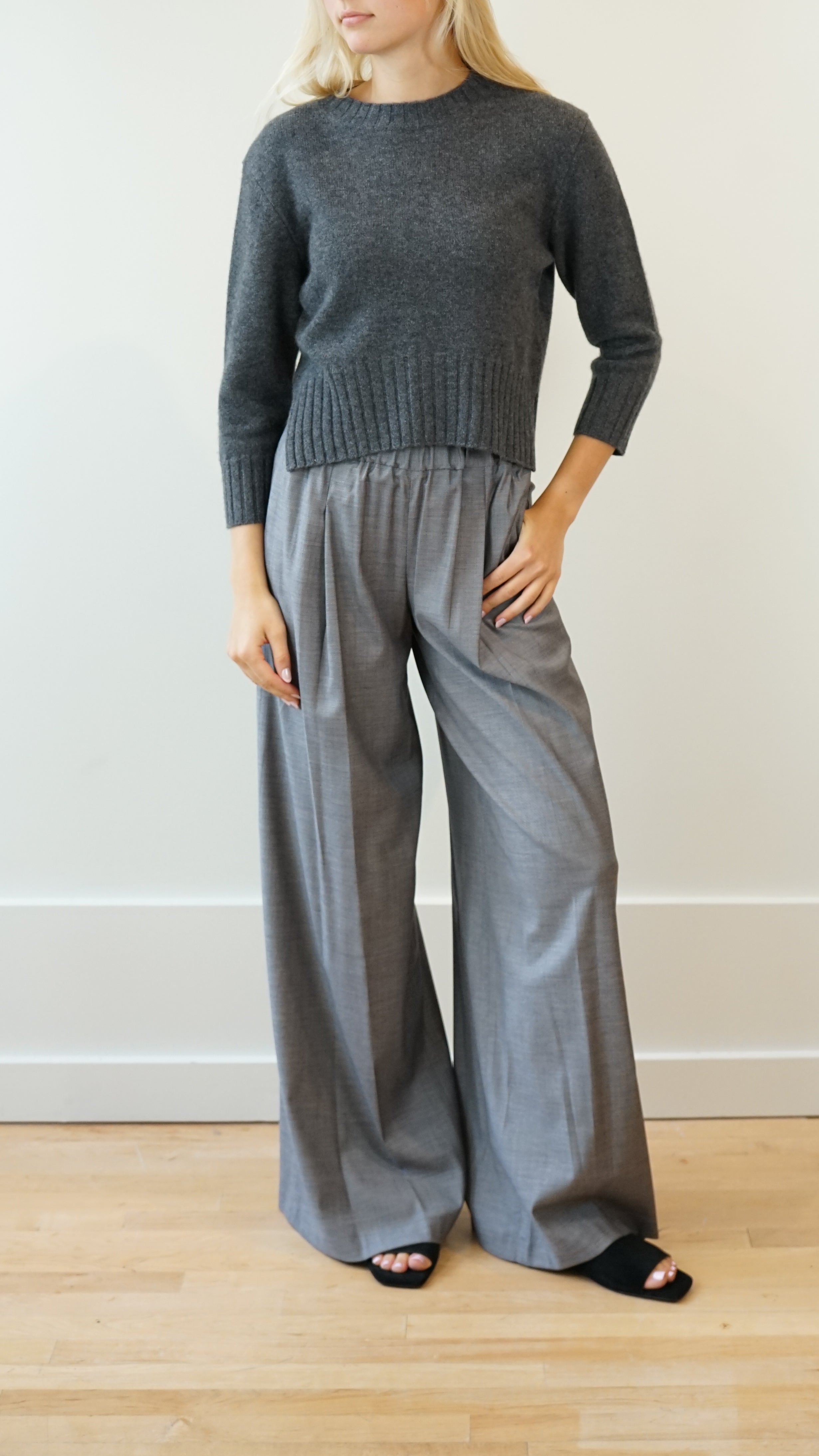 LouLou de Saison Mora LDS Cropped Sweater