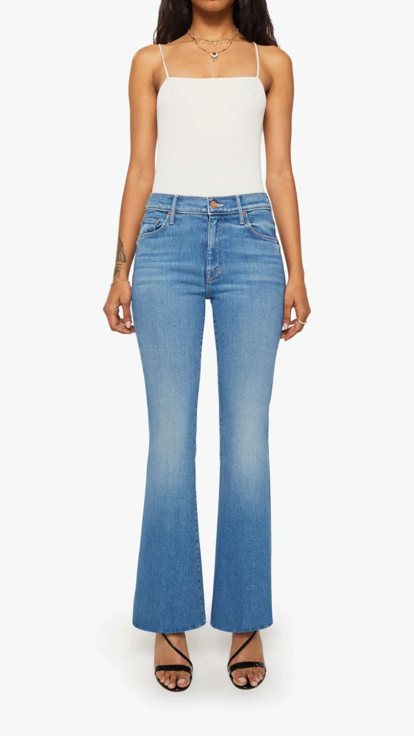 MOTHER Lil Weekender Jean in Piece By Piece