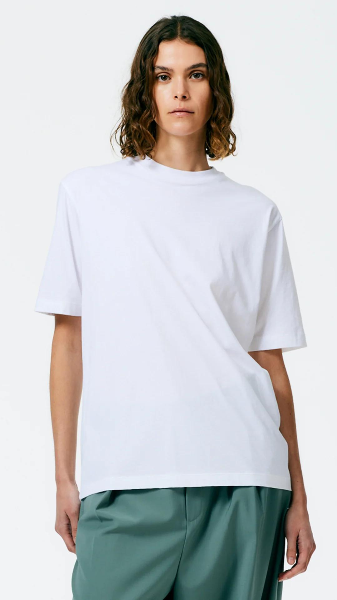 Tibi Tshirt Program Mock Neck