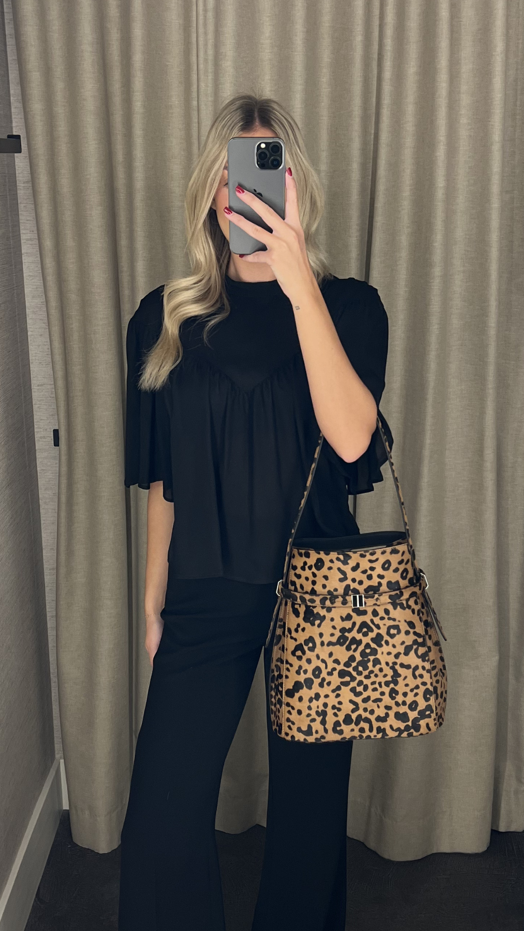 Nili Lotan Lucie Blouse in Black